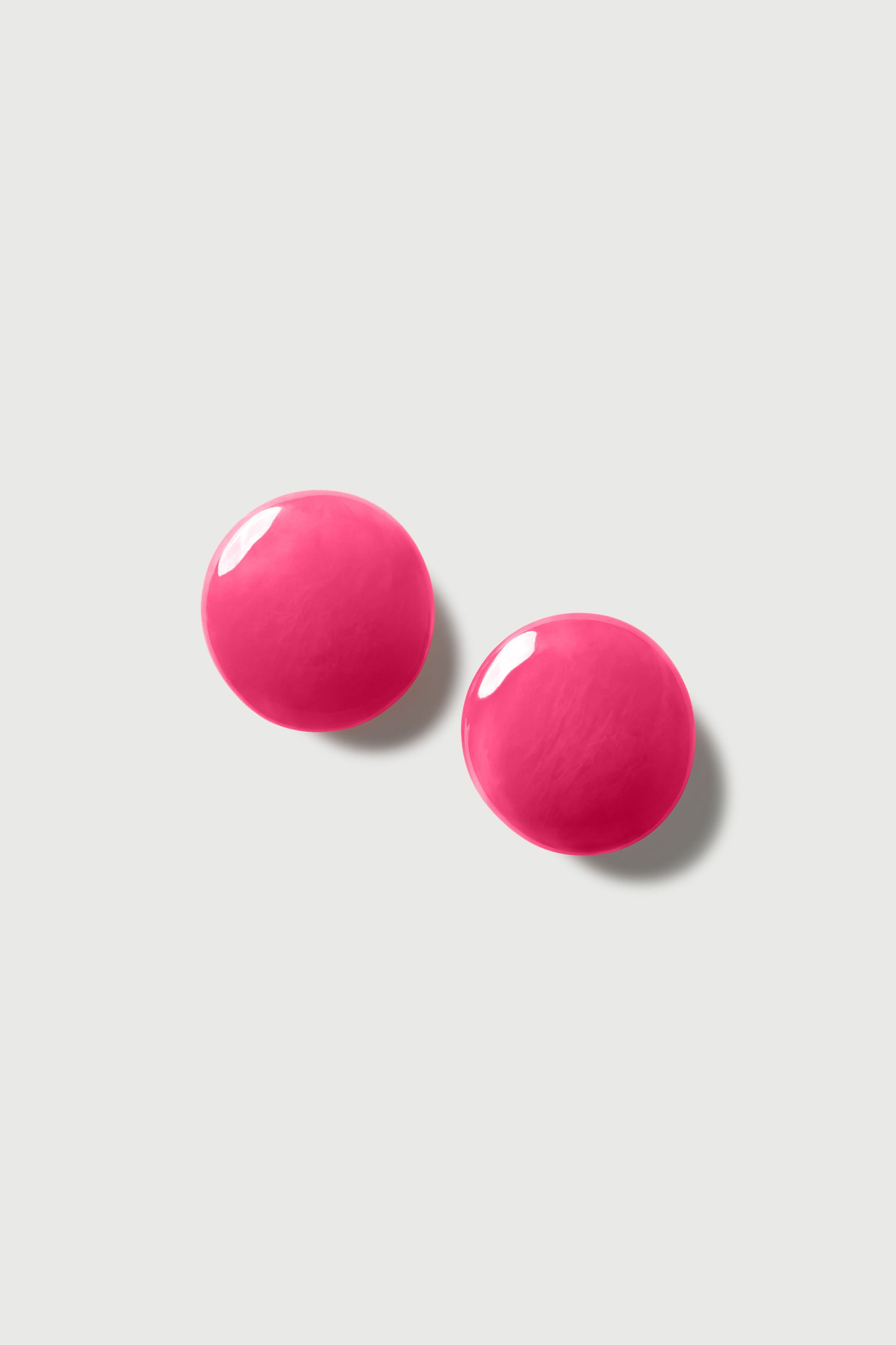 Resin Round Earrings