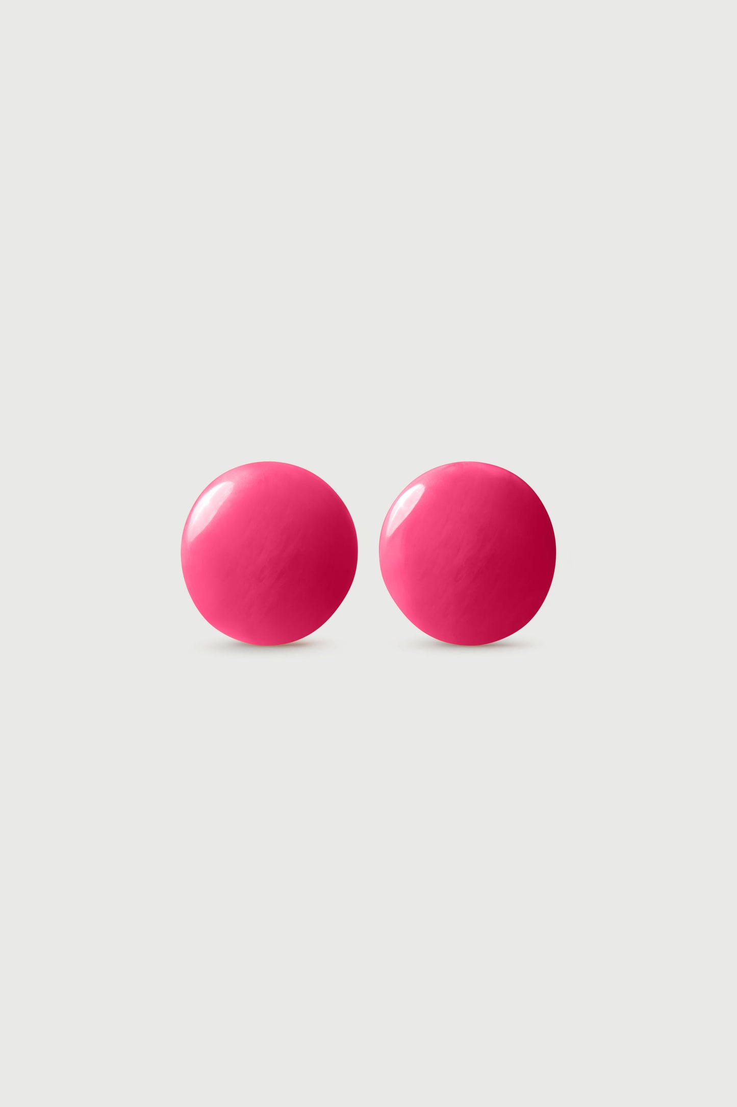 Resin Round Earrings