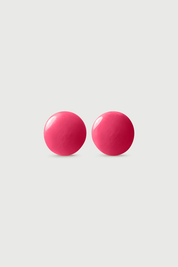 Resin Round Earrings