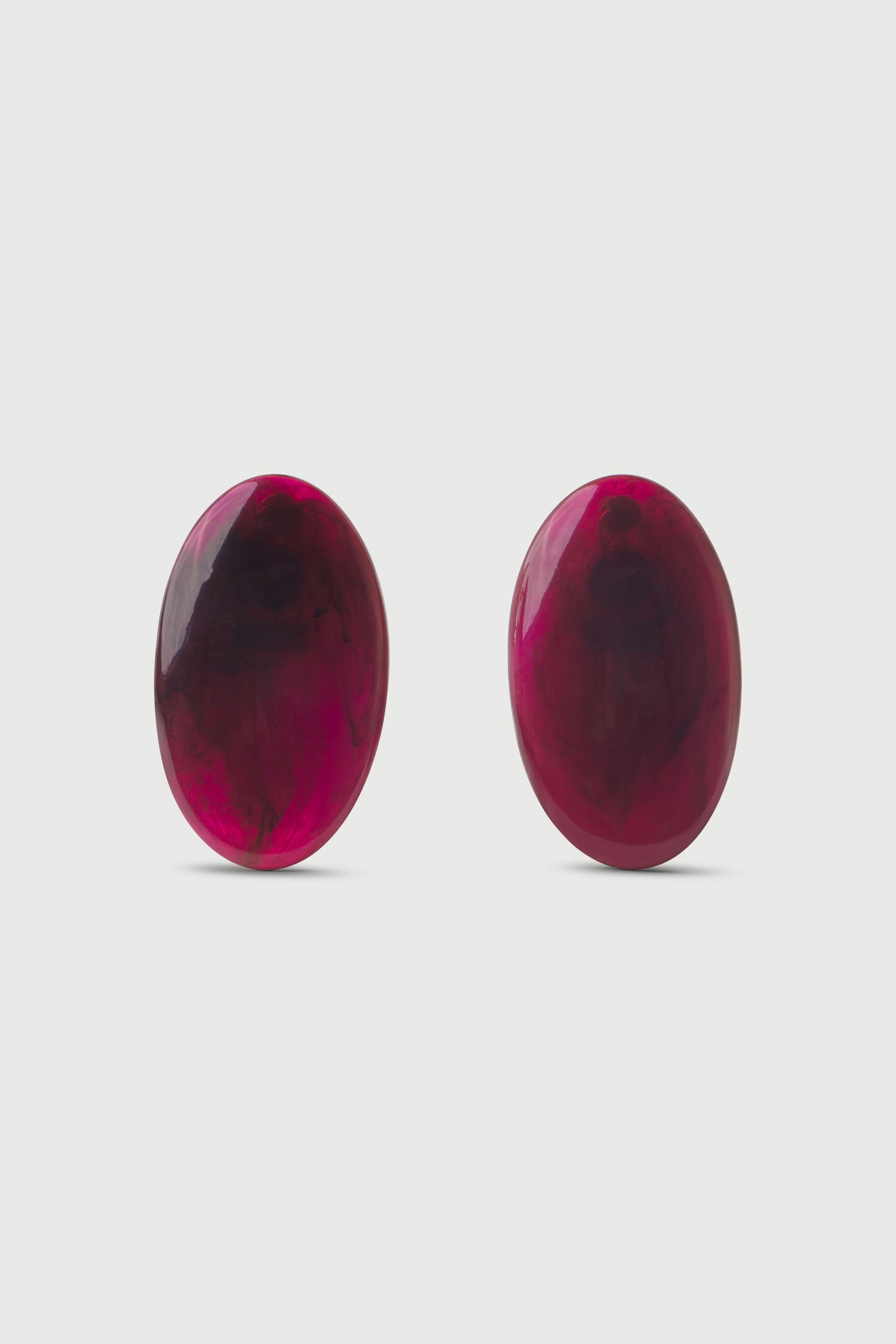 Resin Oval Earrings