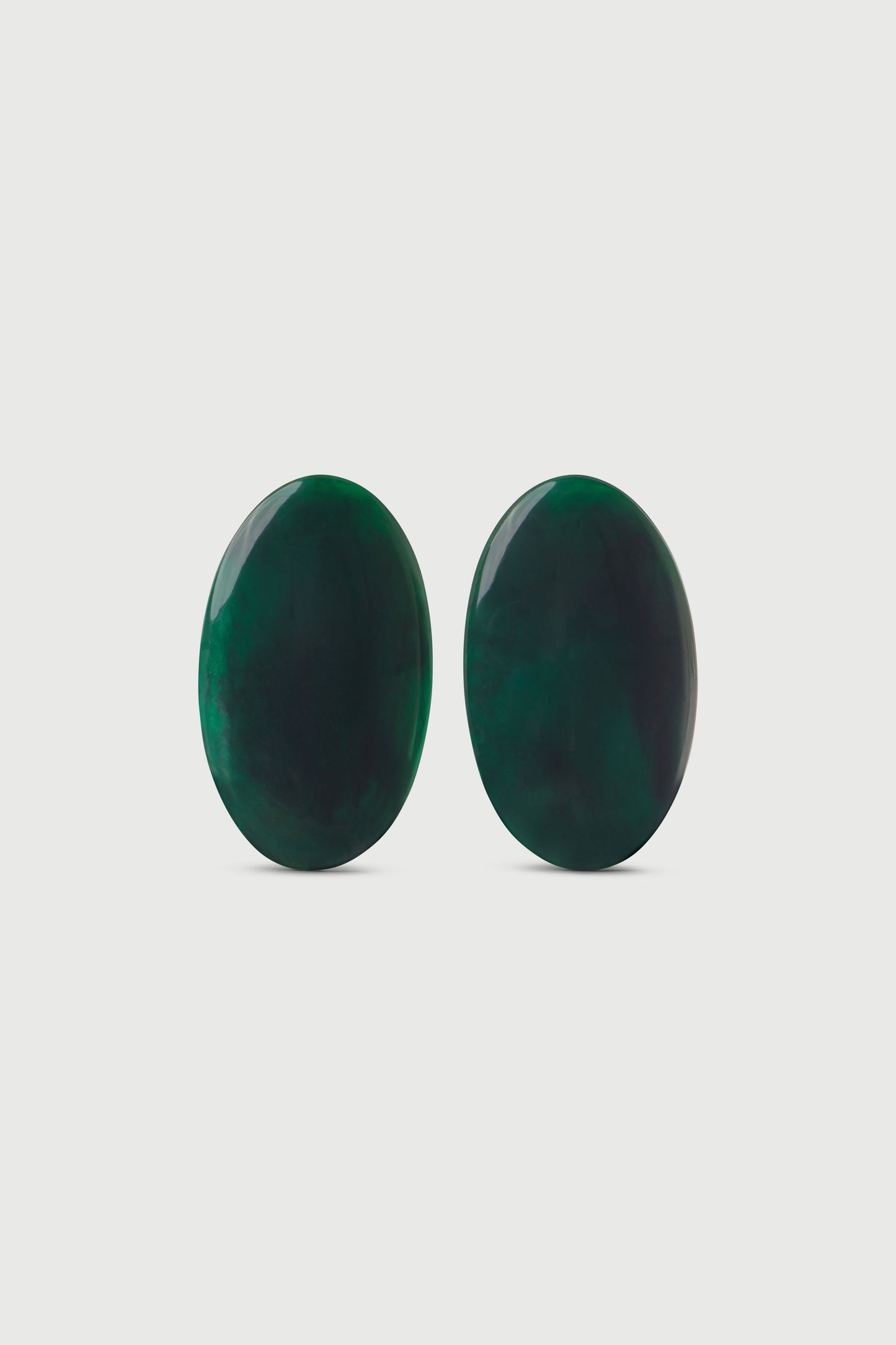 Resin Oval Earrings