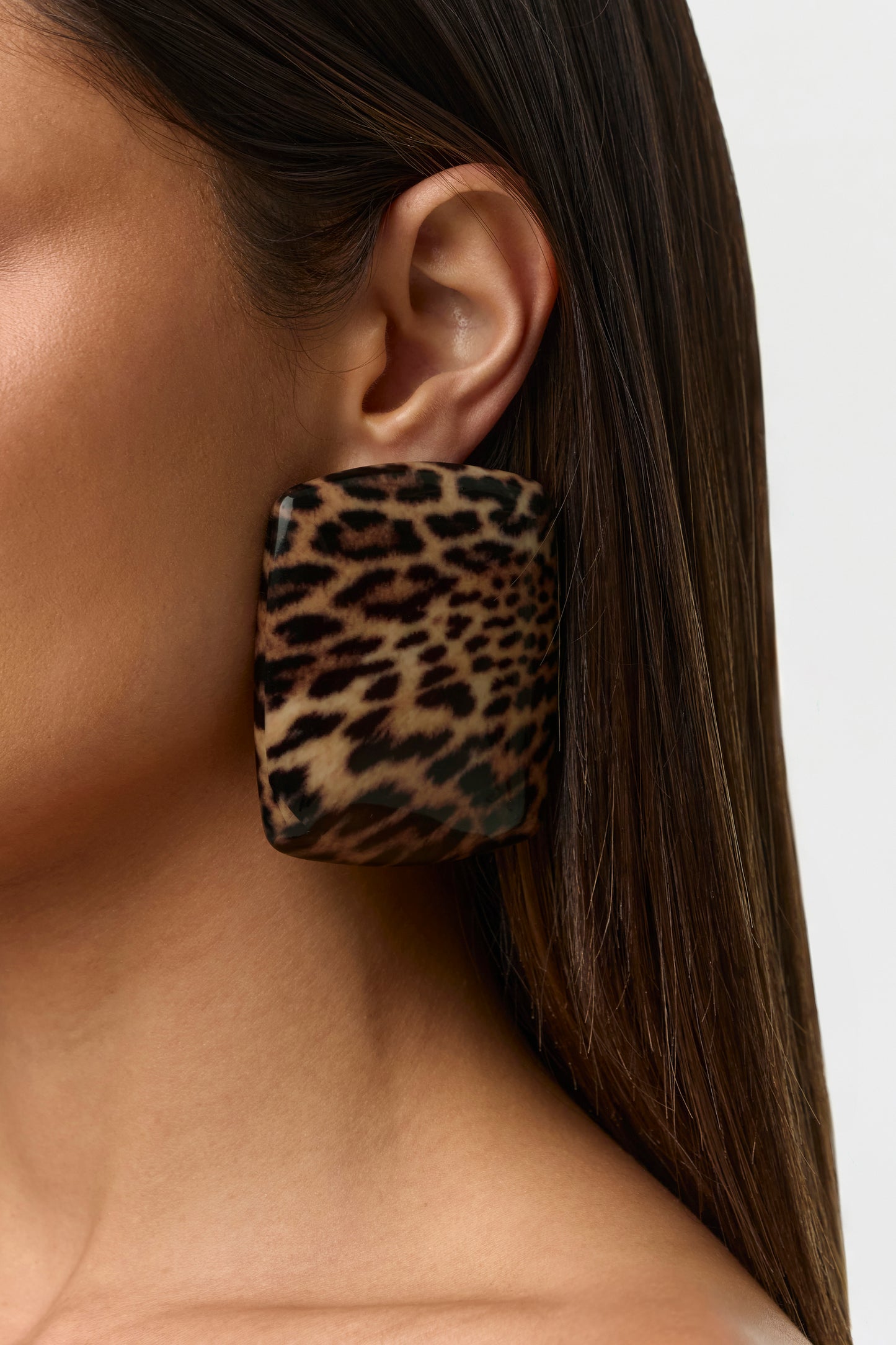 Resin Stone Earrings