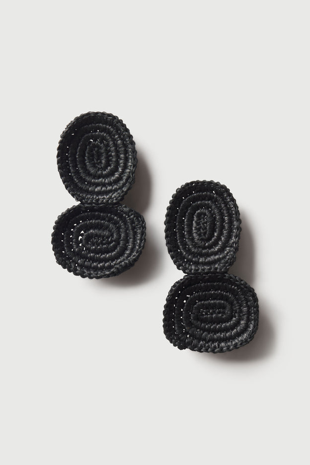 Crochet Knit Tier Drop Earrings