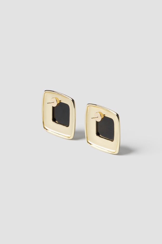 Square Stone Earrings