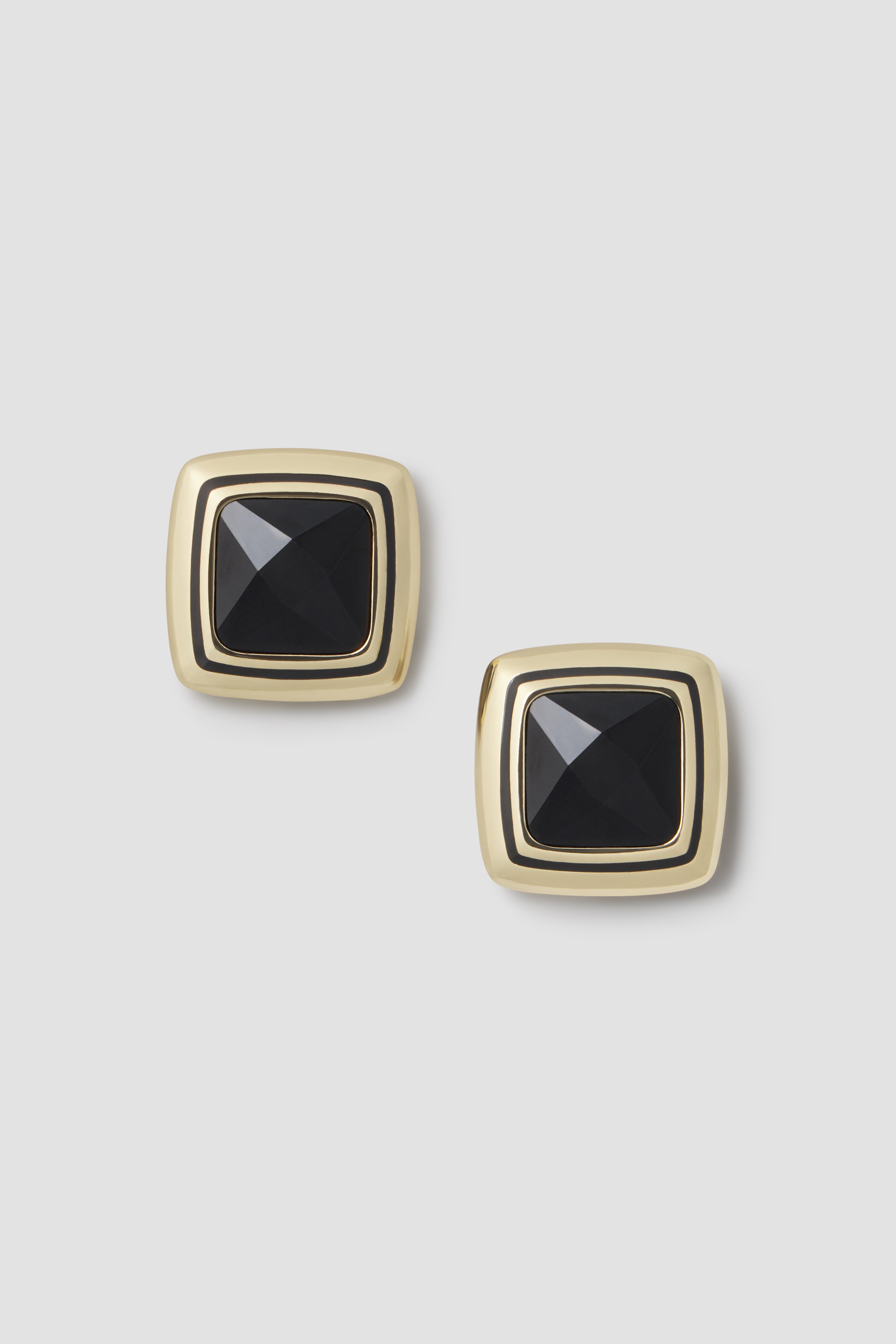 Square Stone Earrings