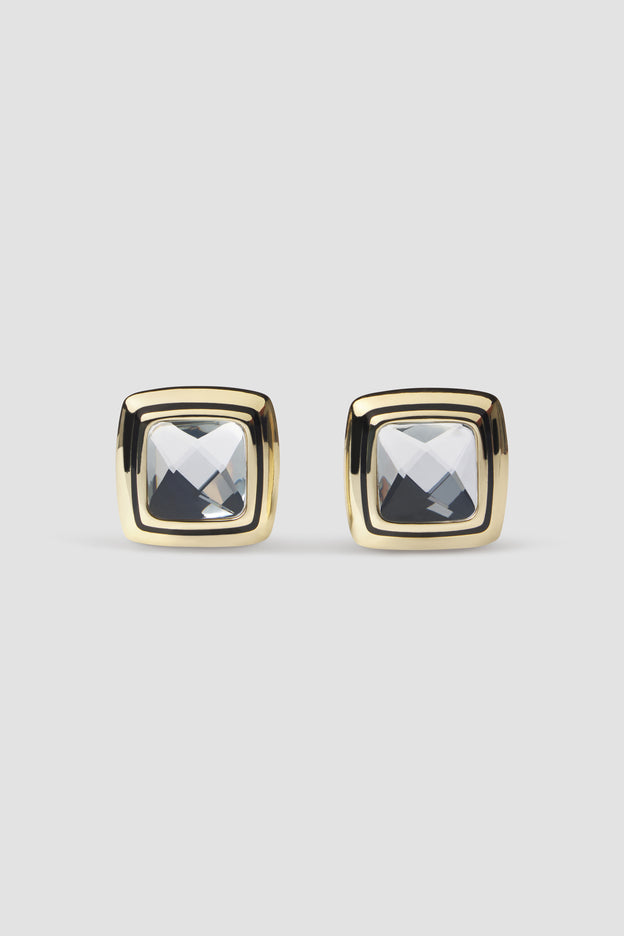 Square Stone Earrings
