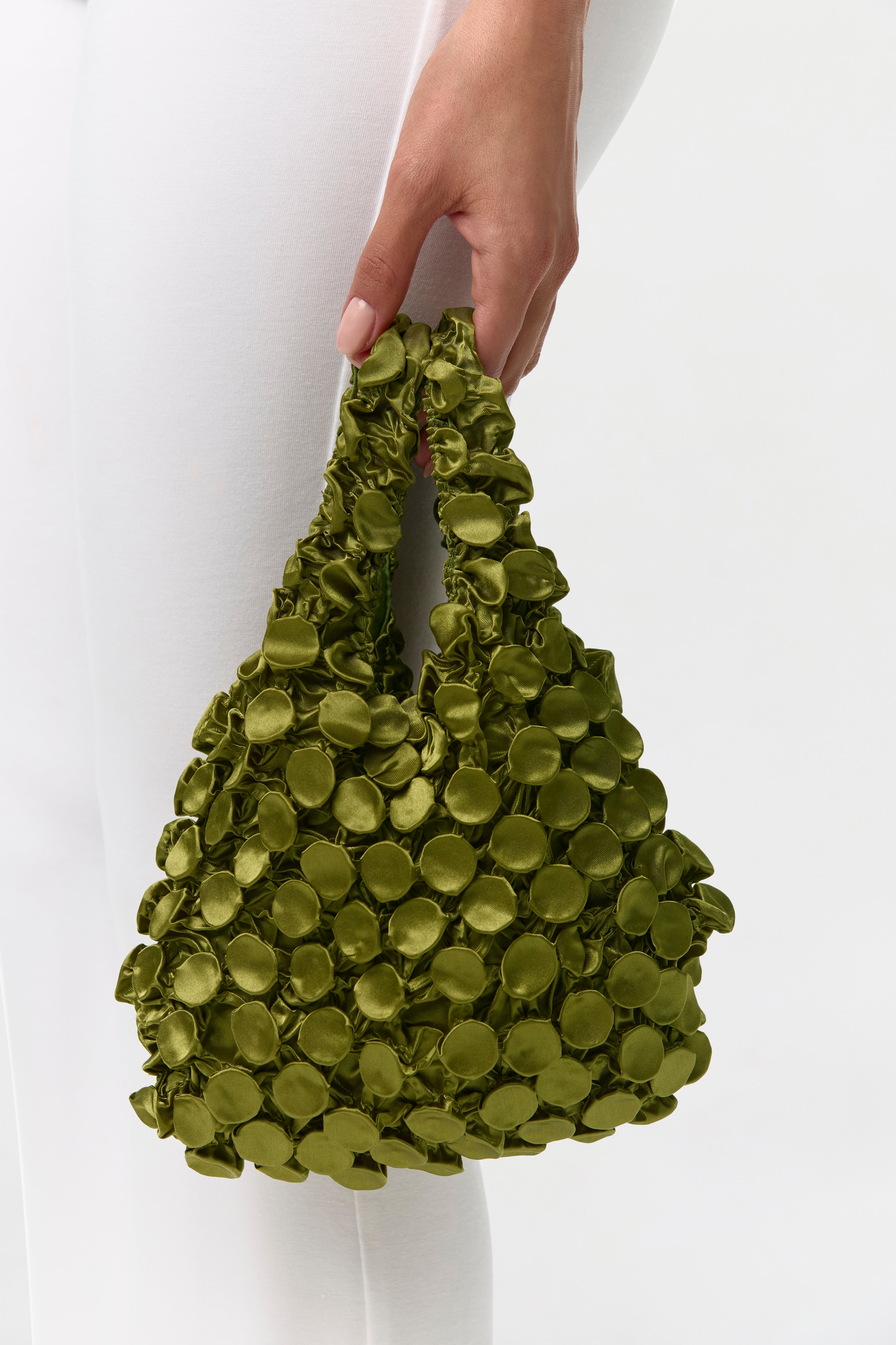 Satin Sculpture Mini Bag
