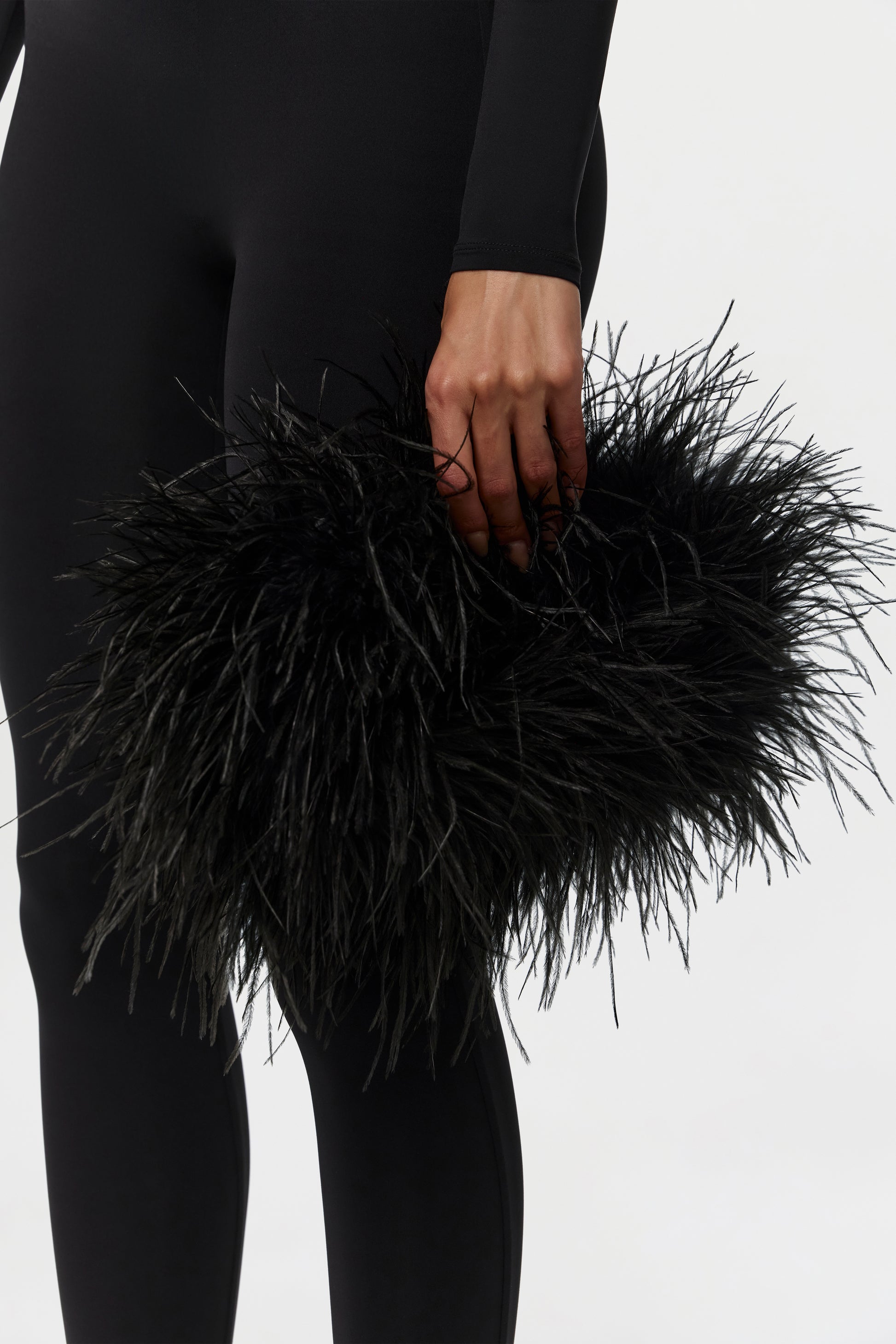 Feather Statement Clutch
