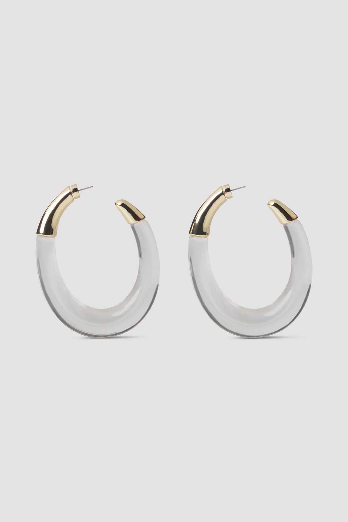 Resin Hoop Earrings