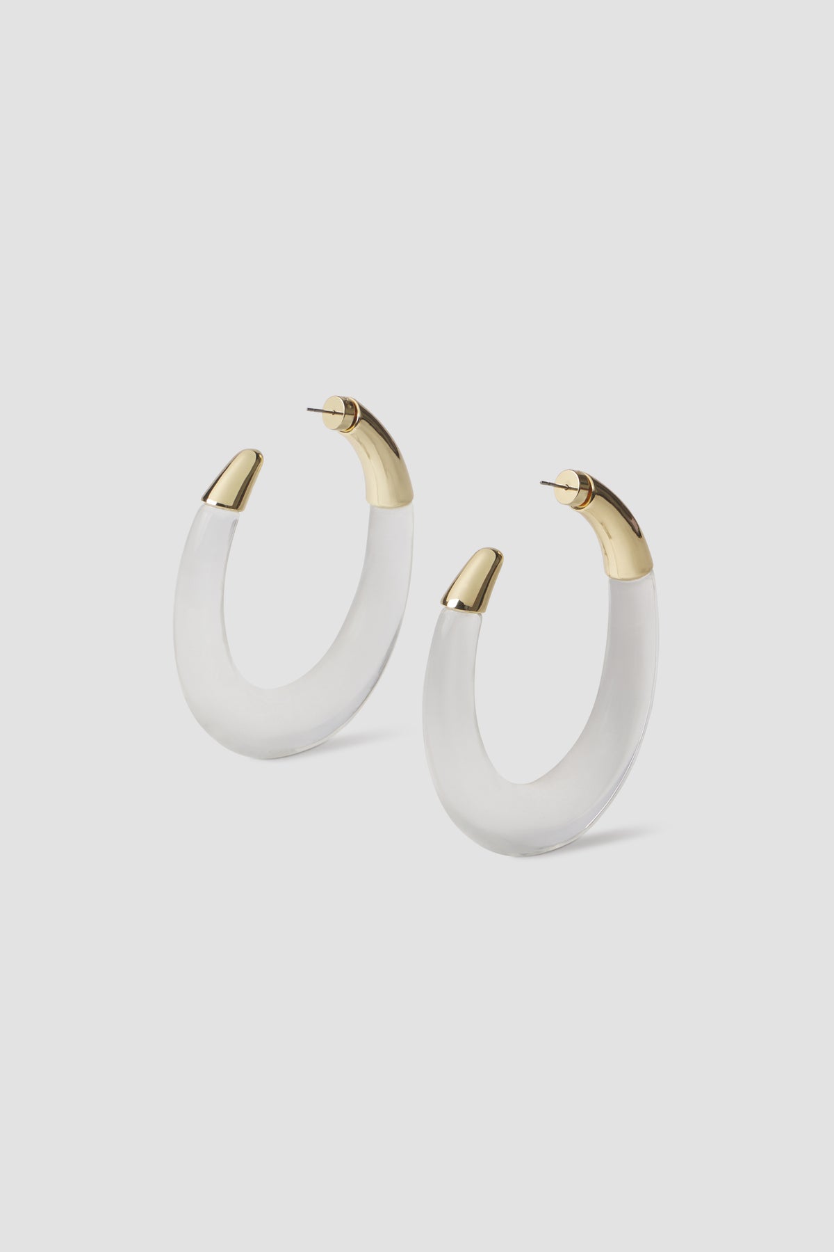 Resin Hoop Earrings