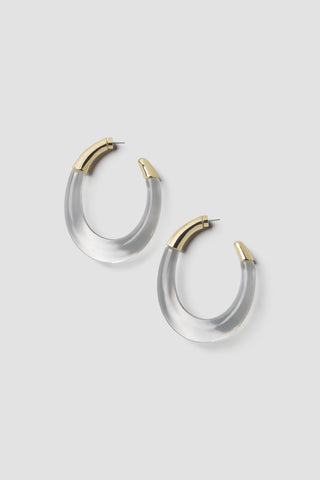 Resin Hoop Earrings