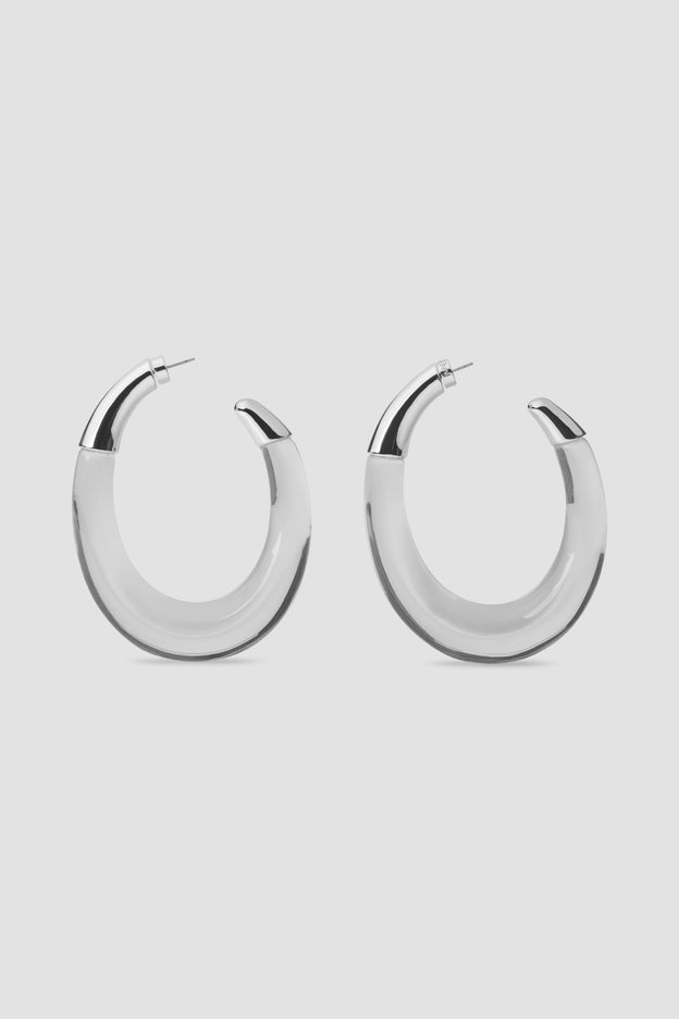 Resin Hoop Earrings