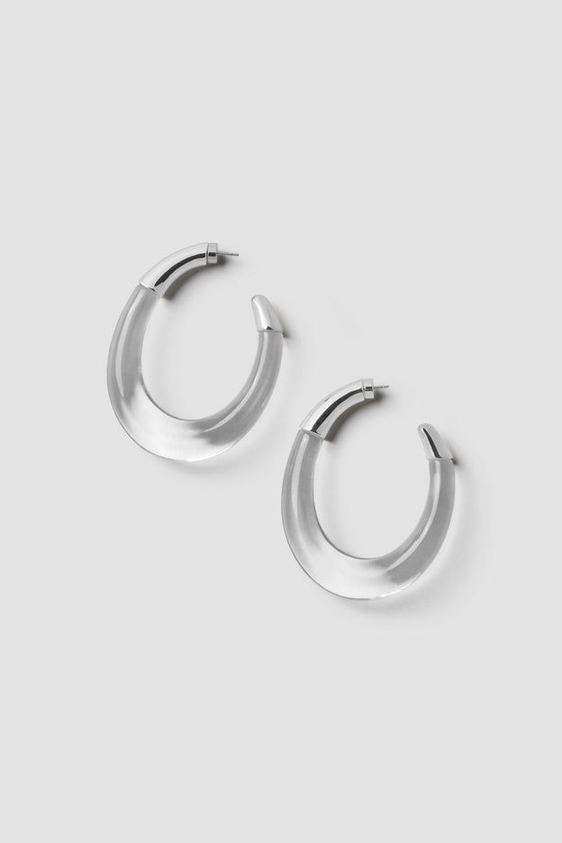Resin Hoop Earrings