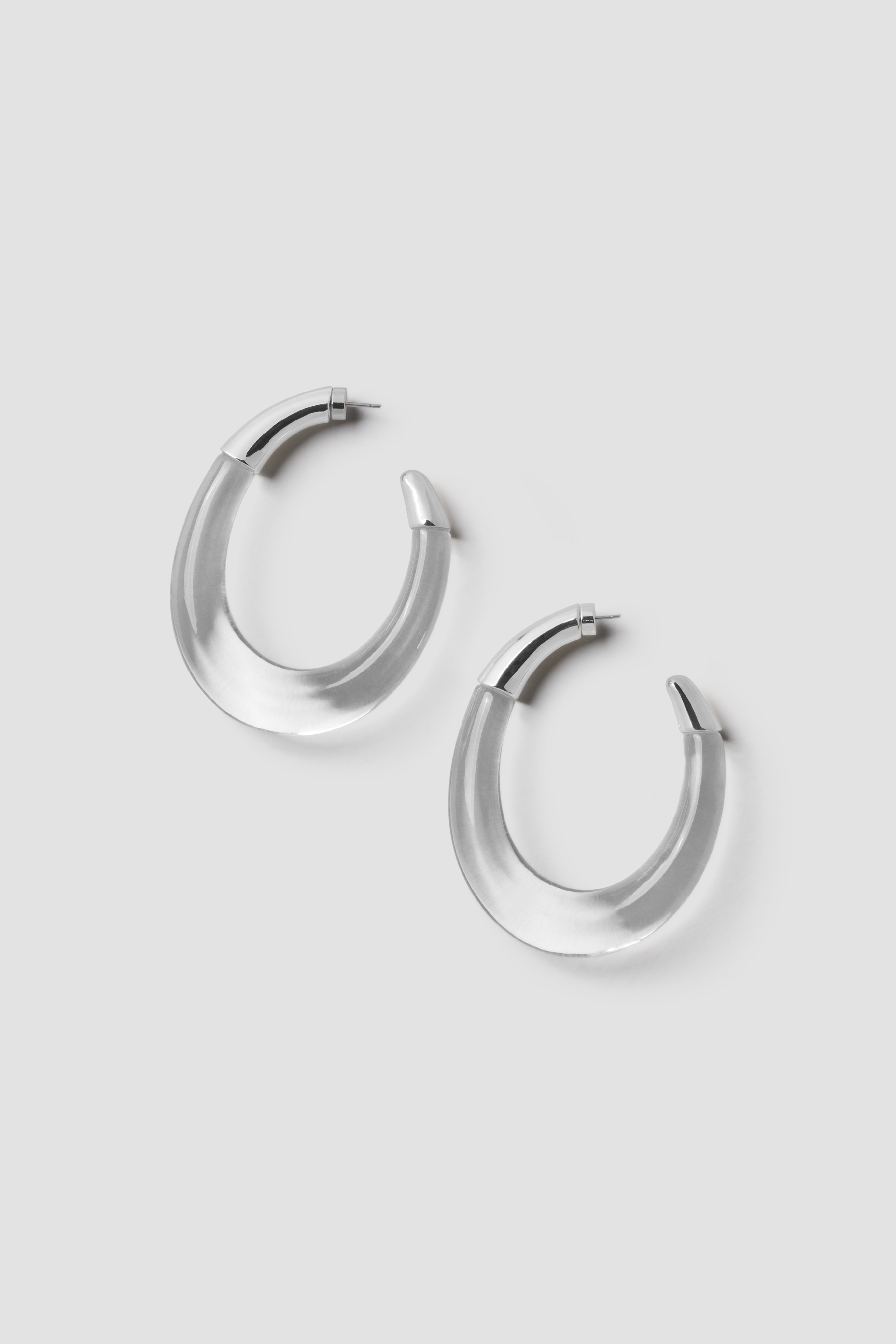 Resin Hoop Earrings