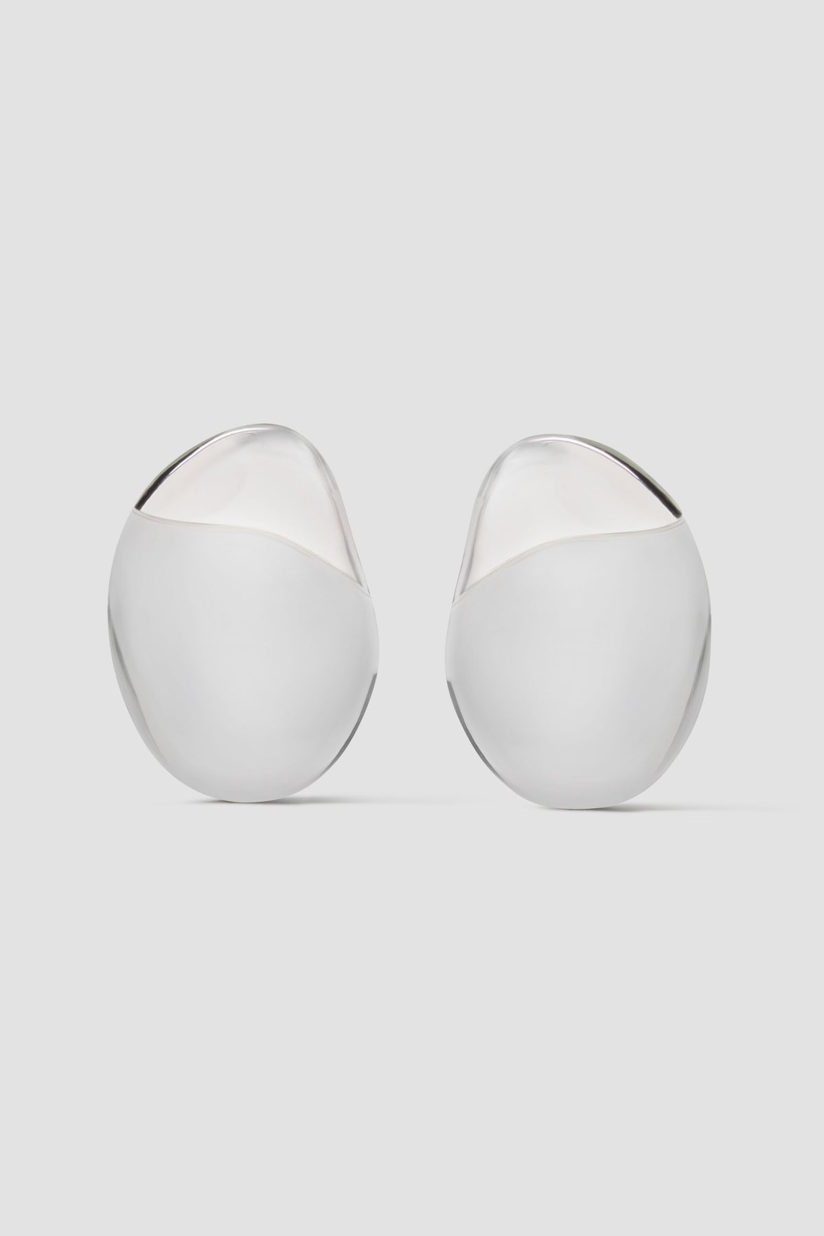 Resin Two-Tone Earrings