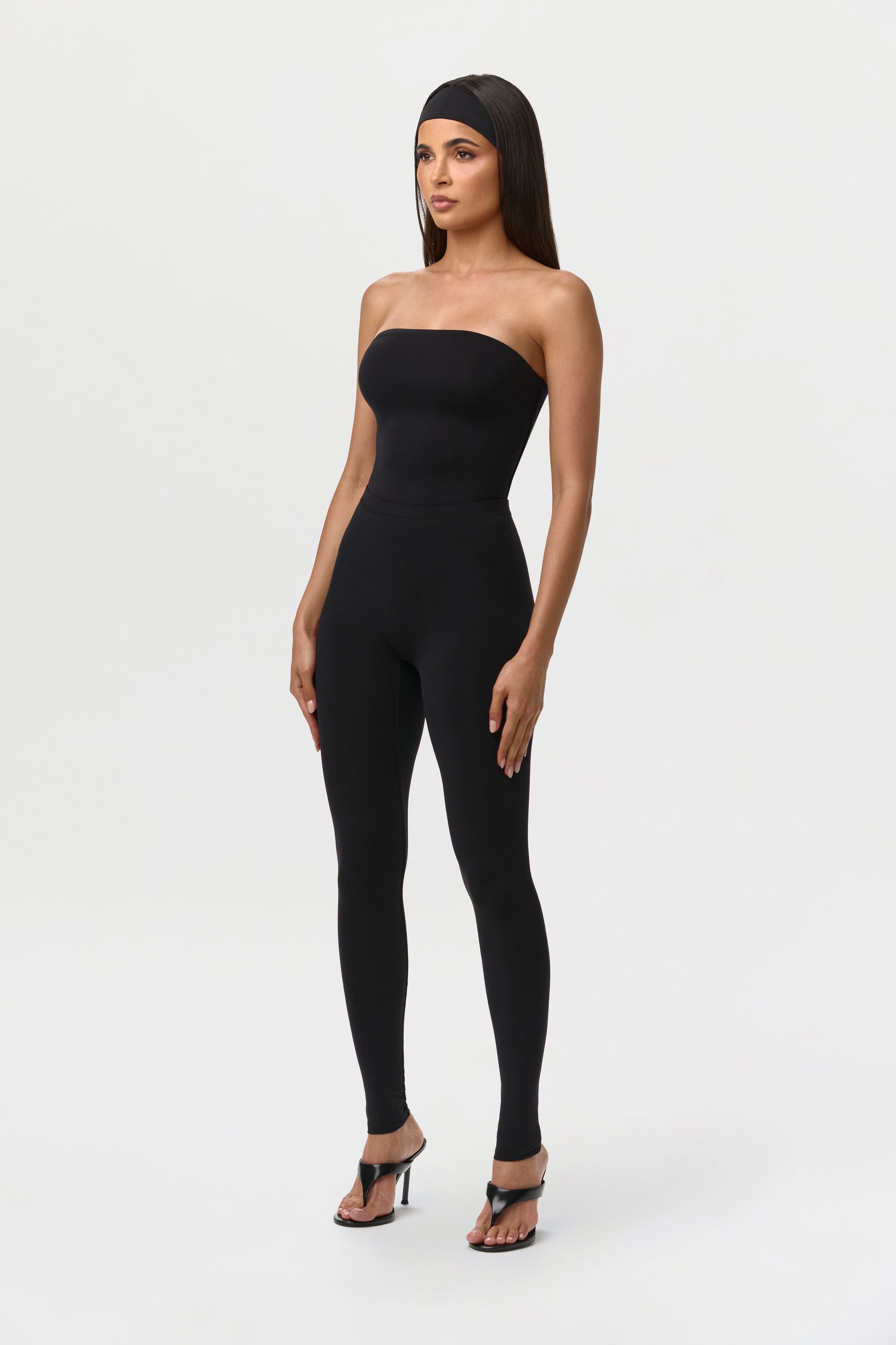 Black Naked Tube Bodysuit