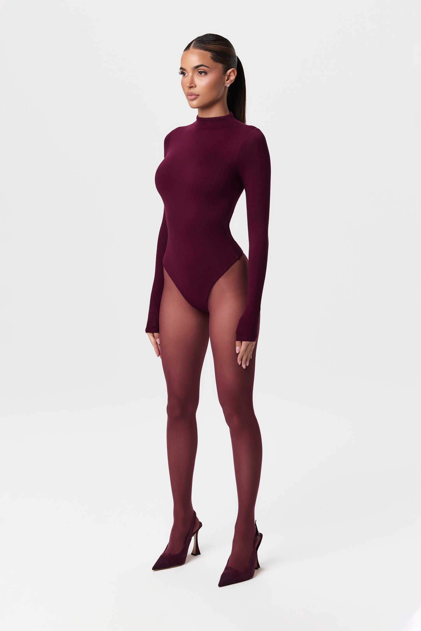 NW Sculpt Mock Neck Bodysuit