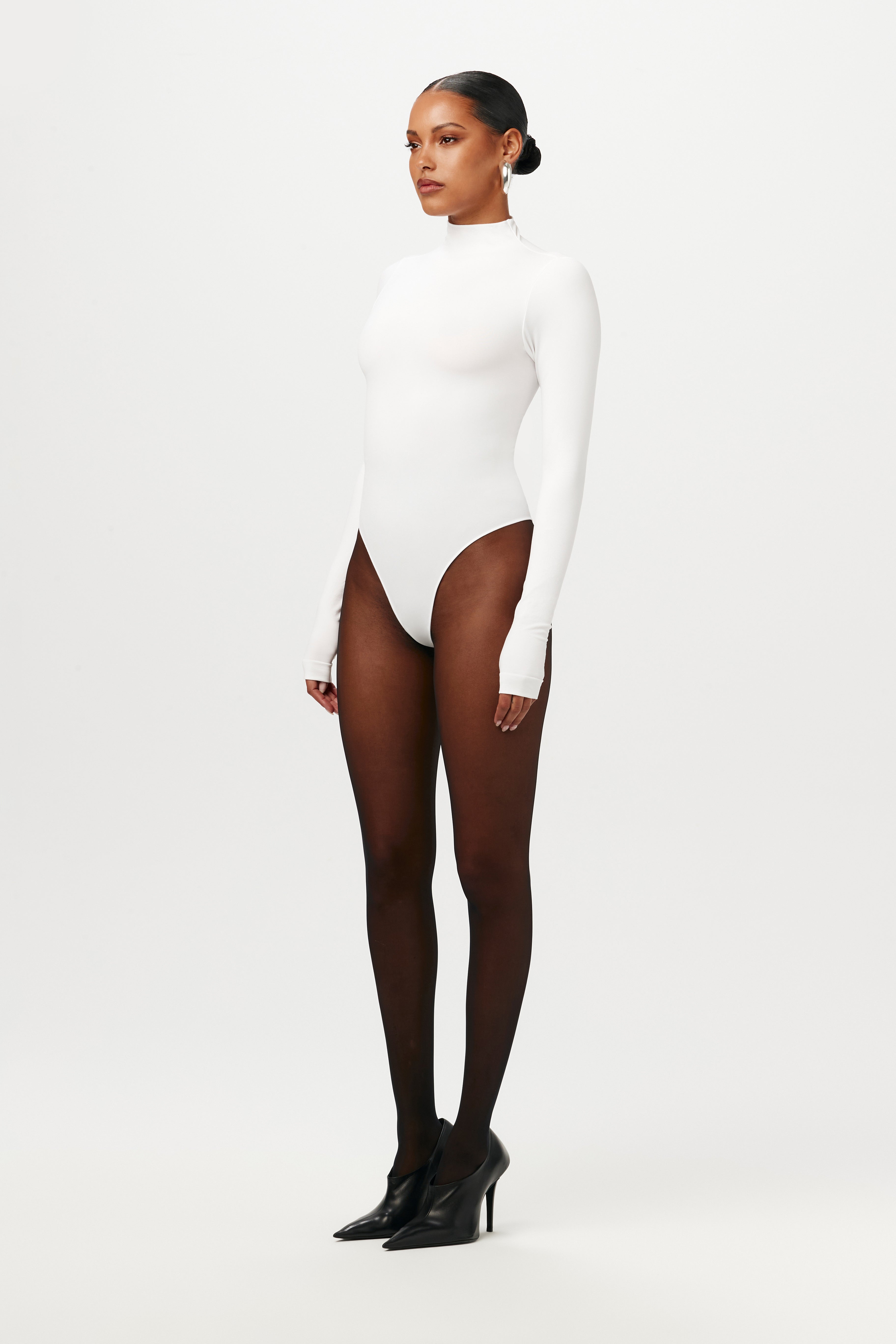 Seamless Mock Neck Bodysuit