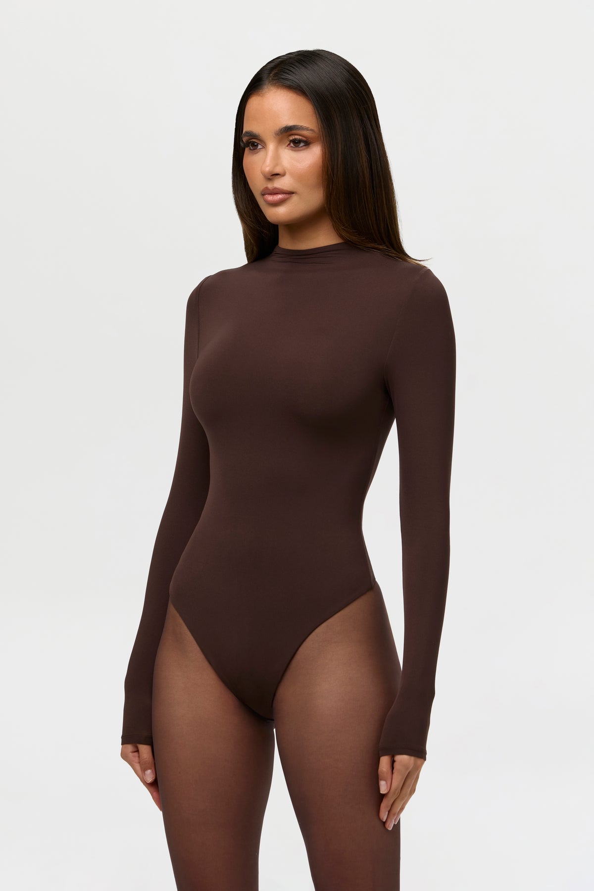 Naked Mock Neck Bodysuit