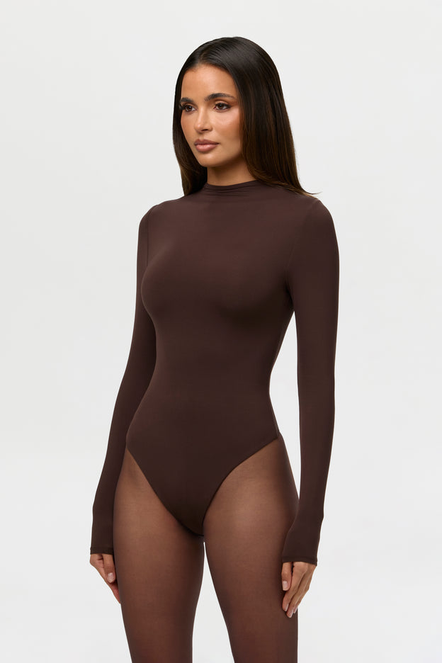 Naked Mock Neck Bodysuit