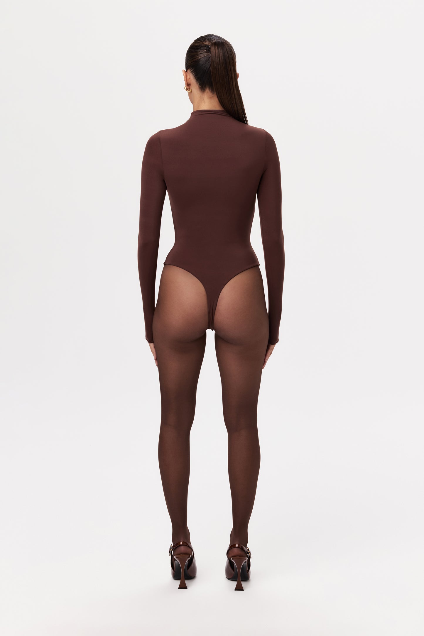 Naked Mock Neck Bodysuit