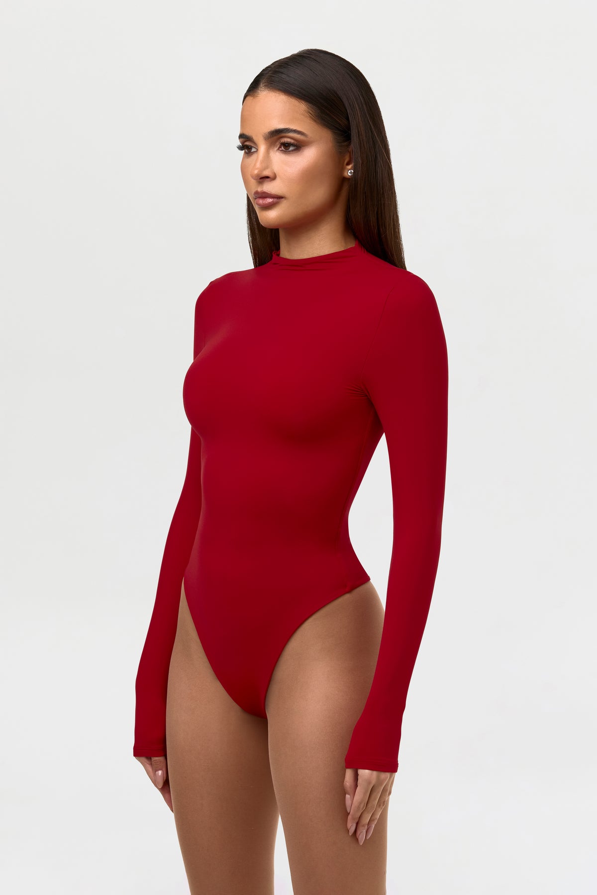 Naked Mock Neck Bodysuit