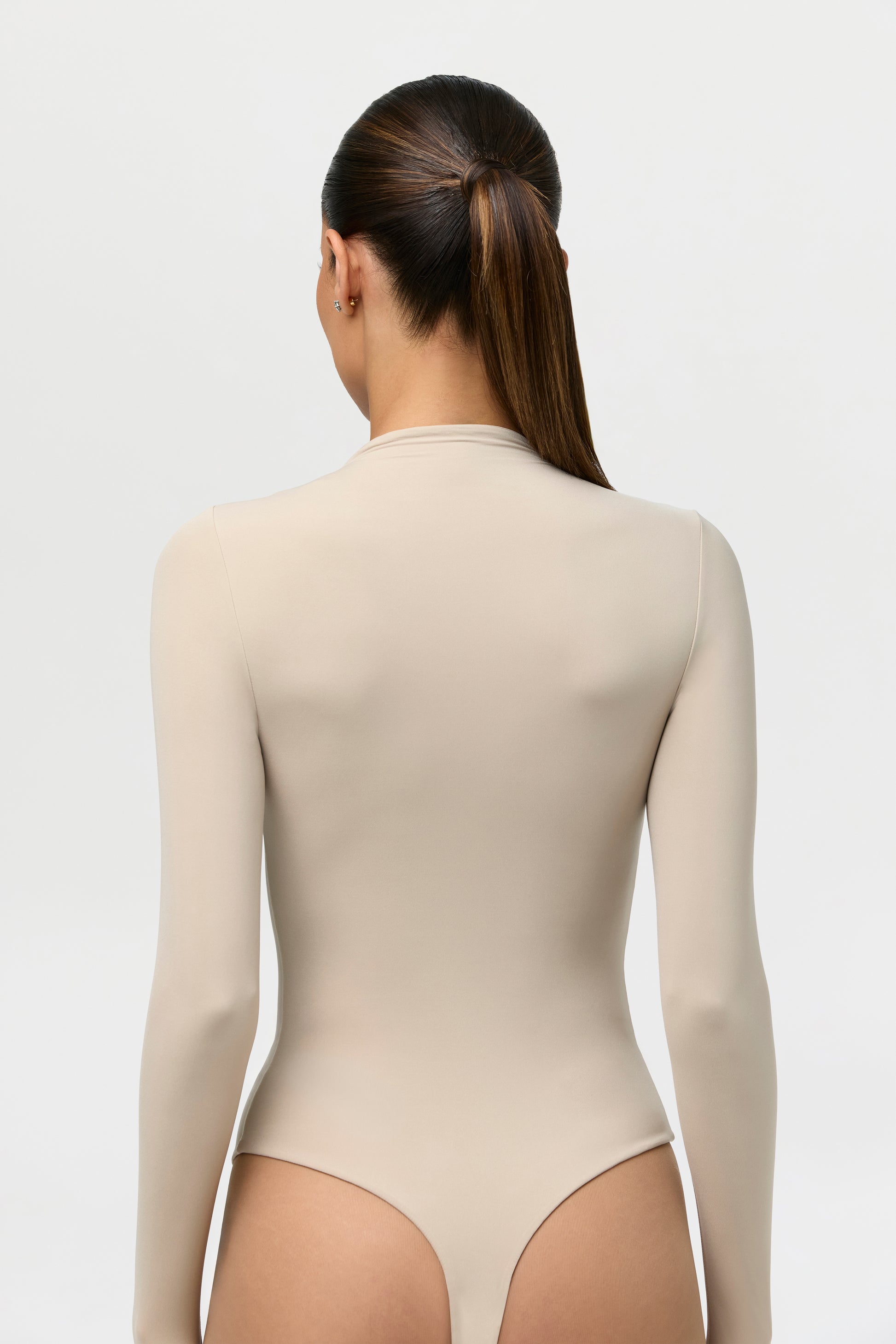 Naked Mock Neck Bodysuit