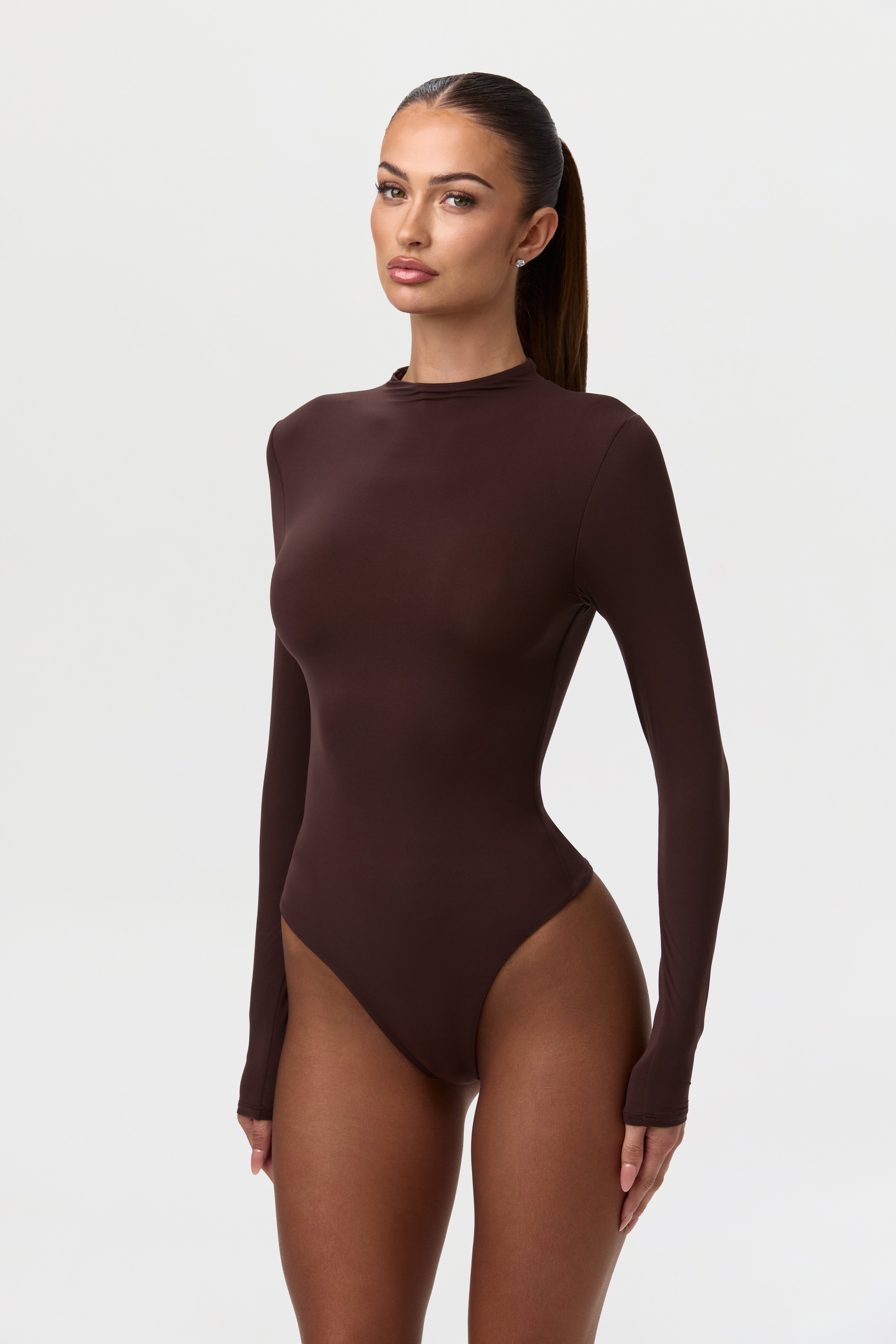 Naked Mock Neck Bodysuit