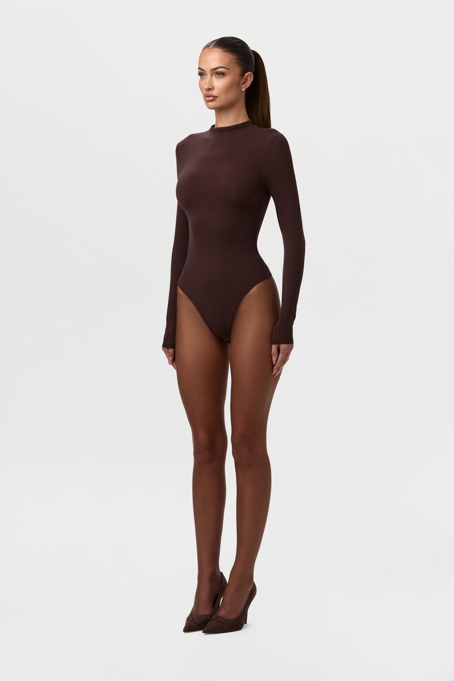 Naked Mock Neck Bodysuit