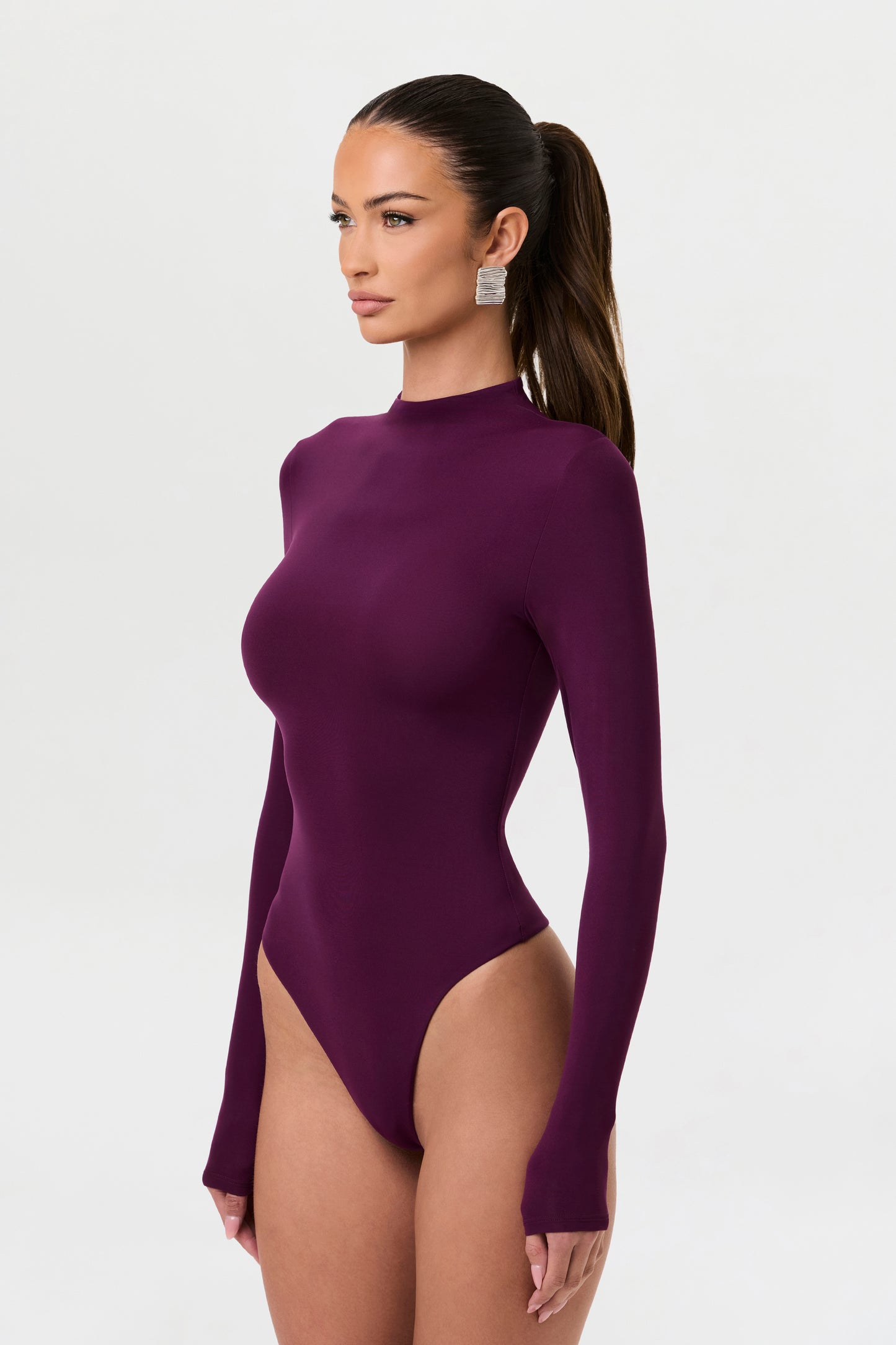 Naked Mock Neck Bodysuit