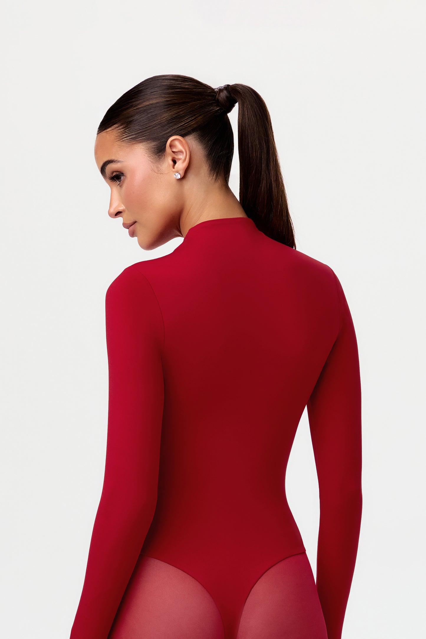 Naked Mock Neck Bodysuit