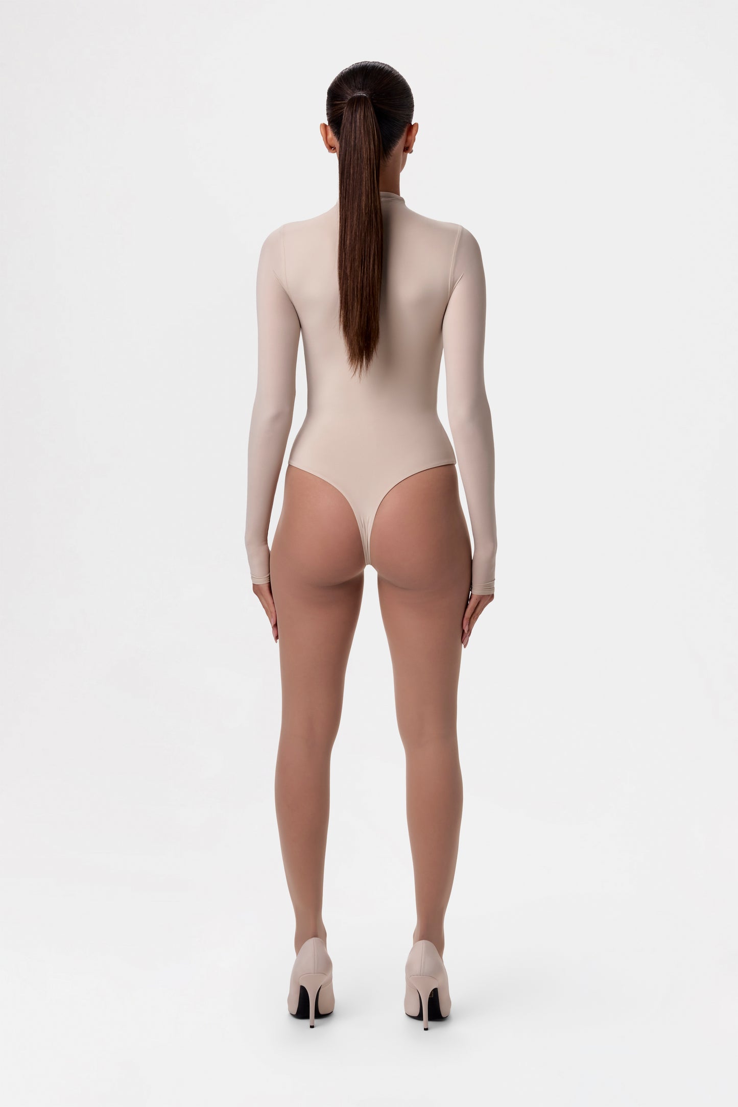 Naked Mock Neck Bodysuit