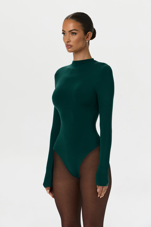 Naked Mock Neck Bodysuit