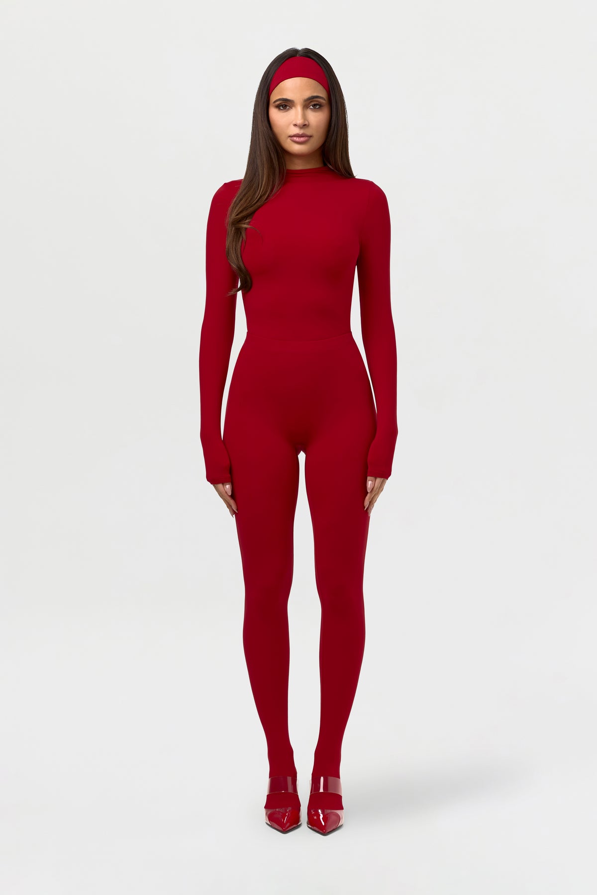 Naked Mock Neck Bodysuit