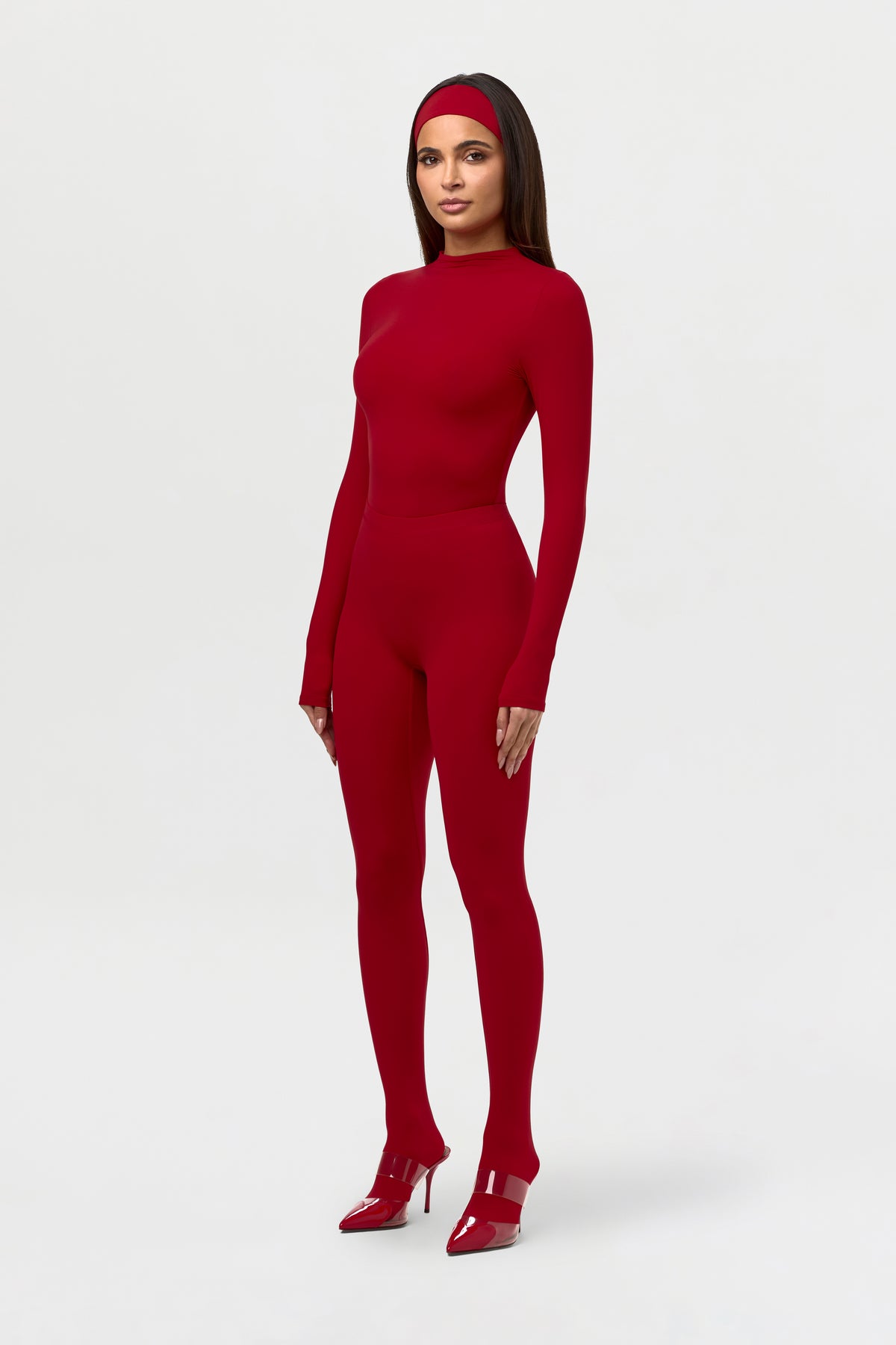 Naked Mock Neck Bodysuit