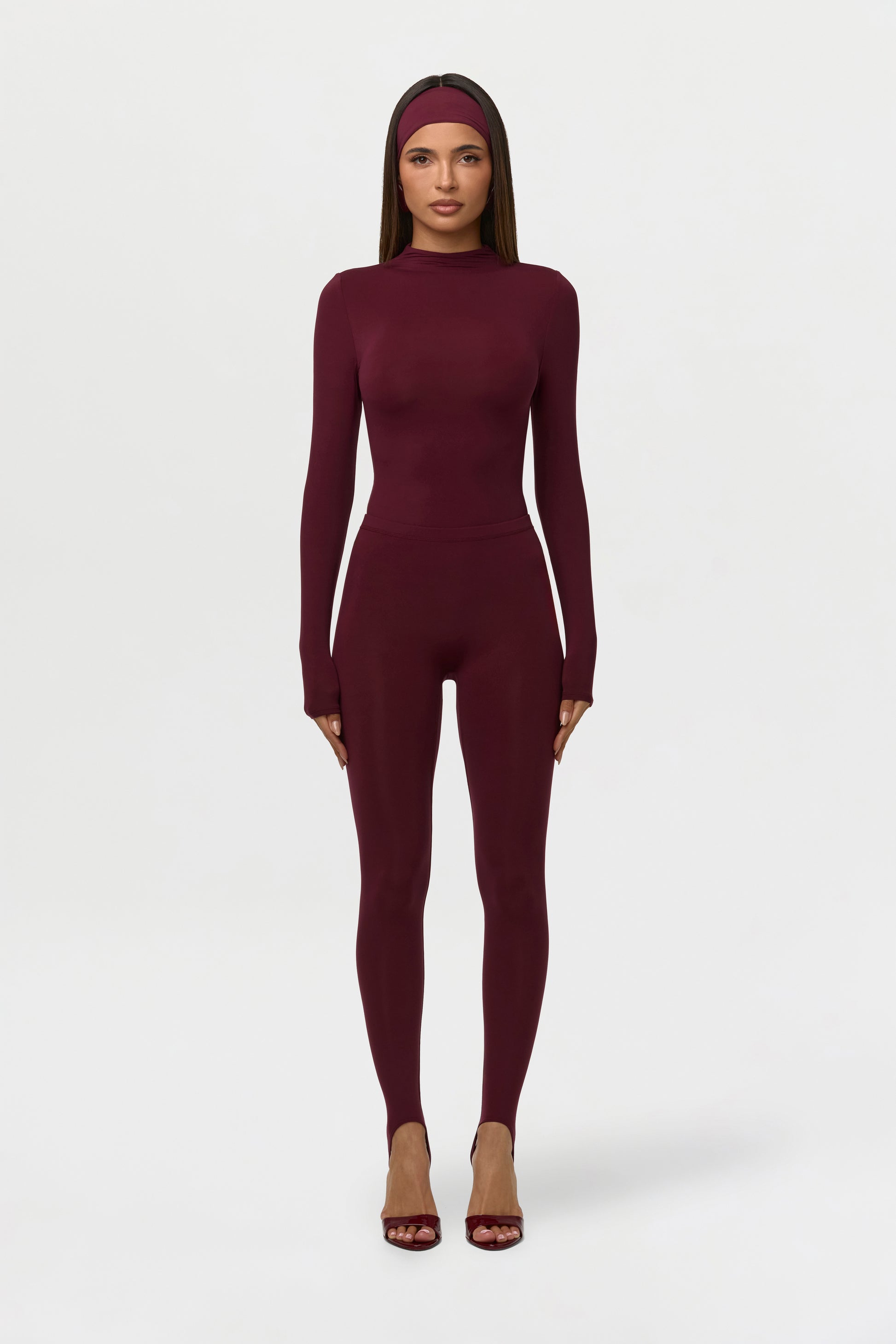 Naked Mock Neck Bodysuit