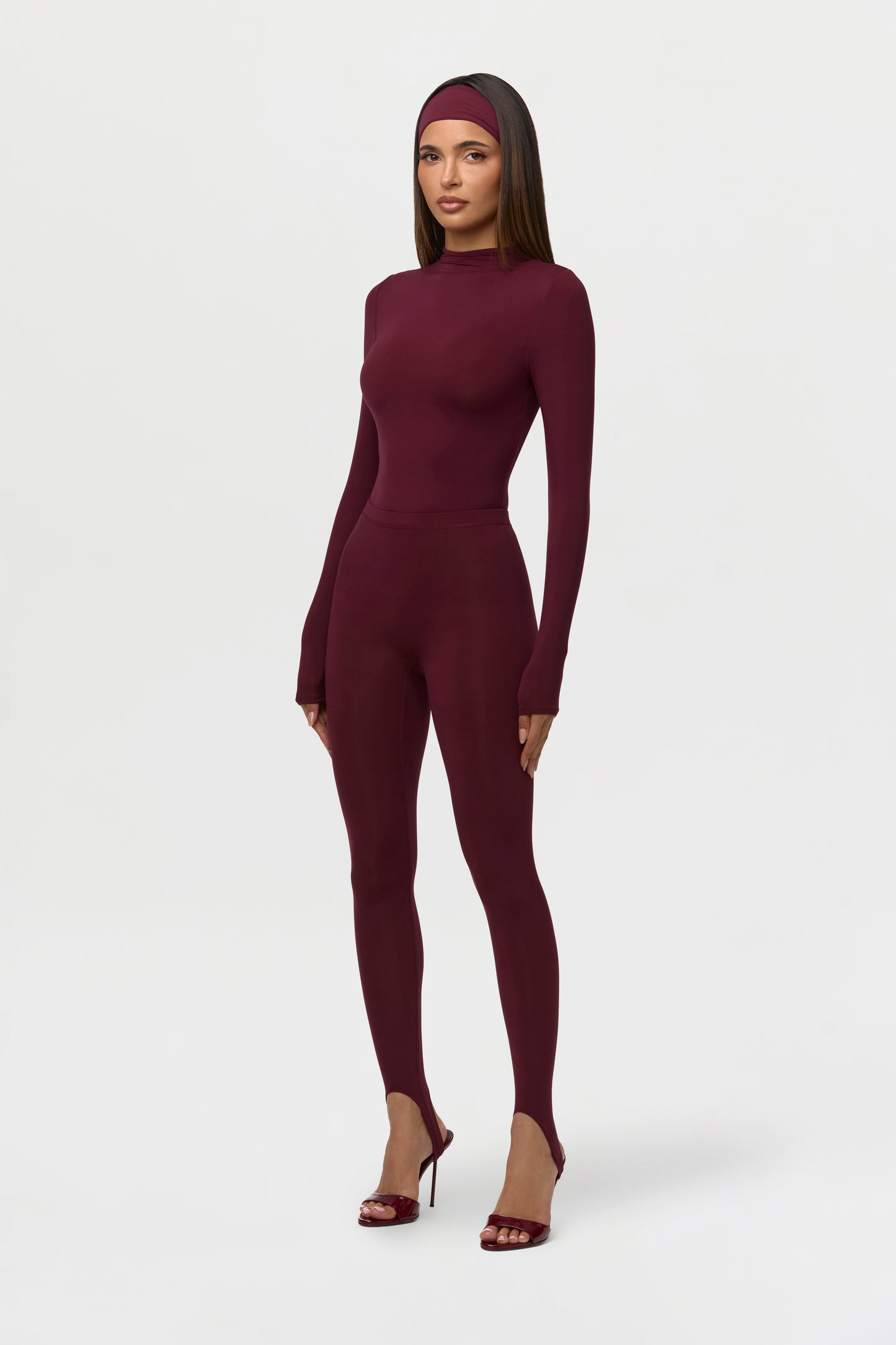 Naked Mock Neck Bodysuit