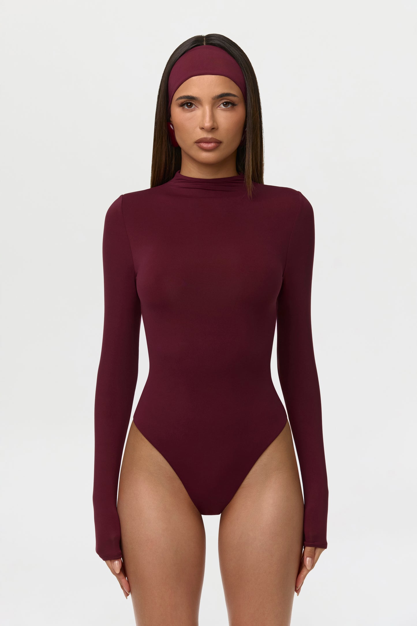 Naked Mock Neck Bodysuit