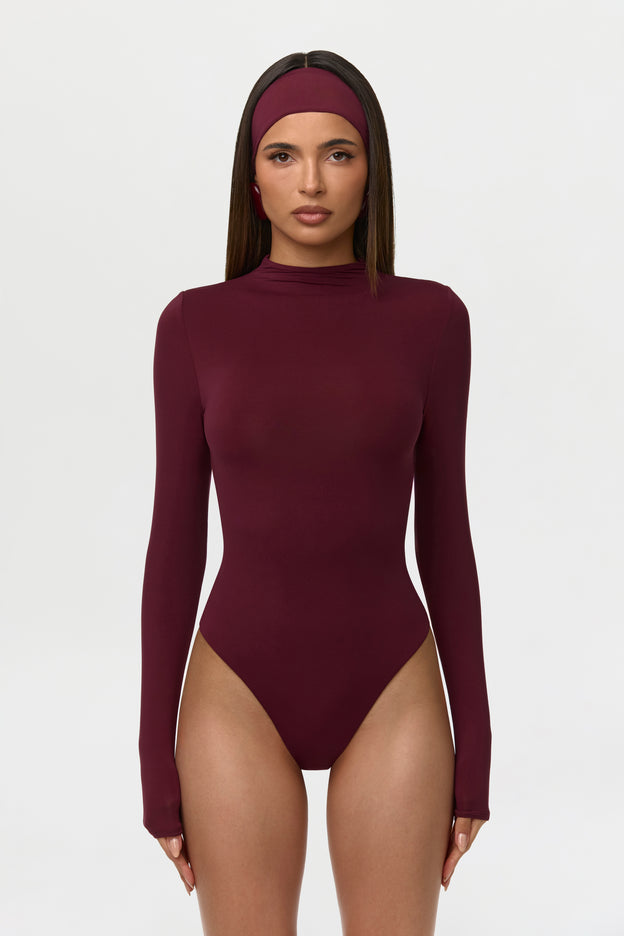 Naked Mock Neck Bodysuit