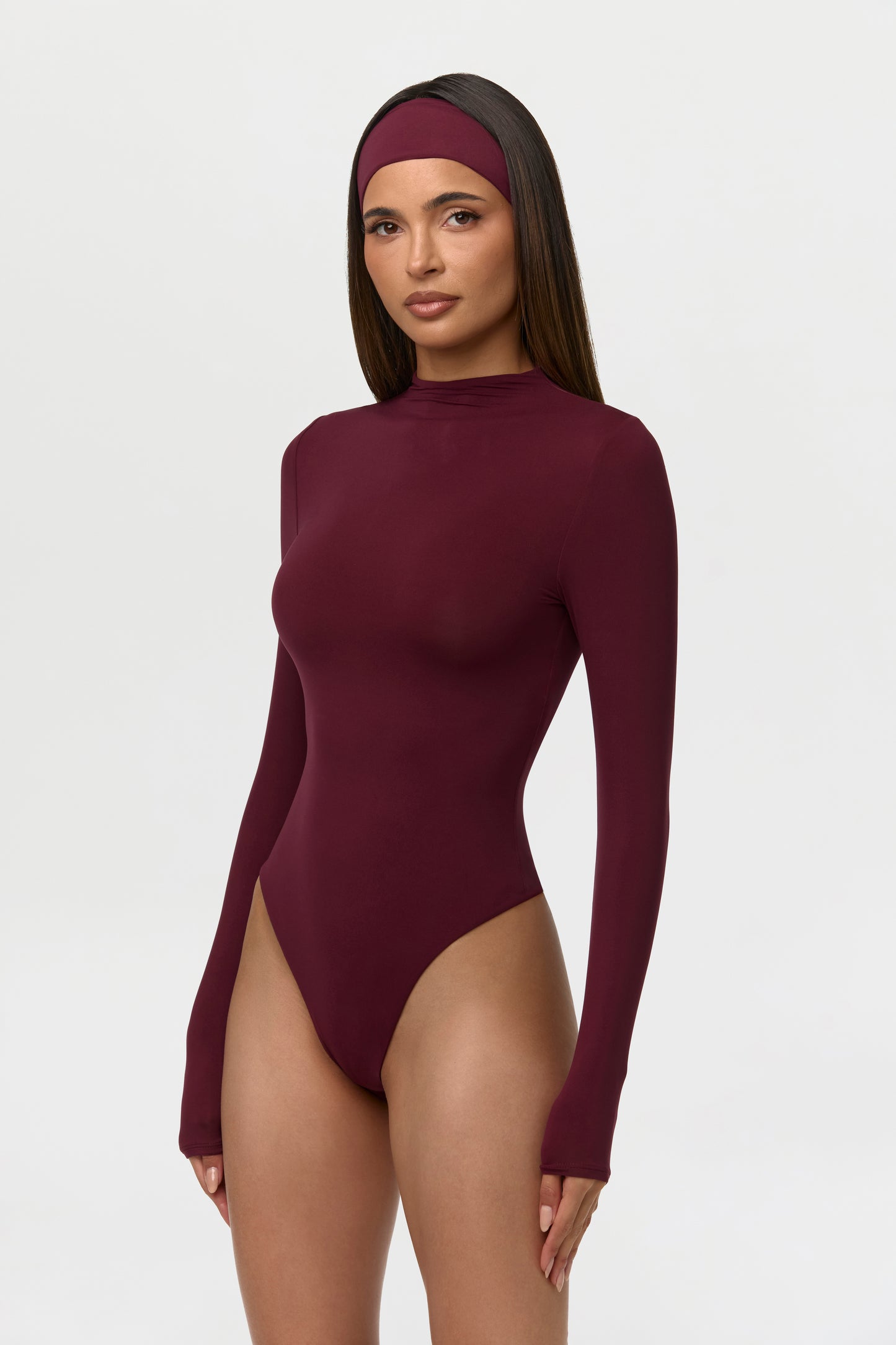 Naked Mock Neck Bodysuit