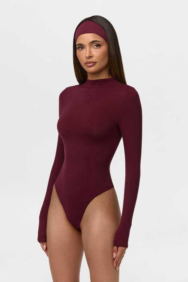 Naked Mock Neck Bodysuit