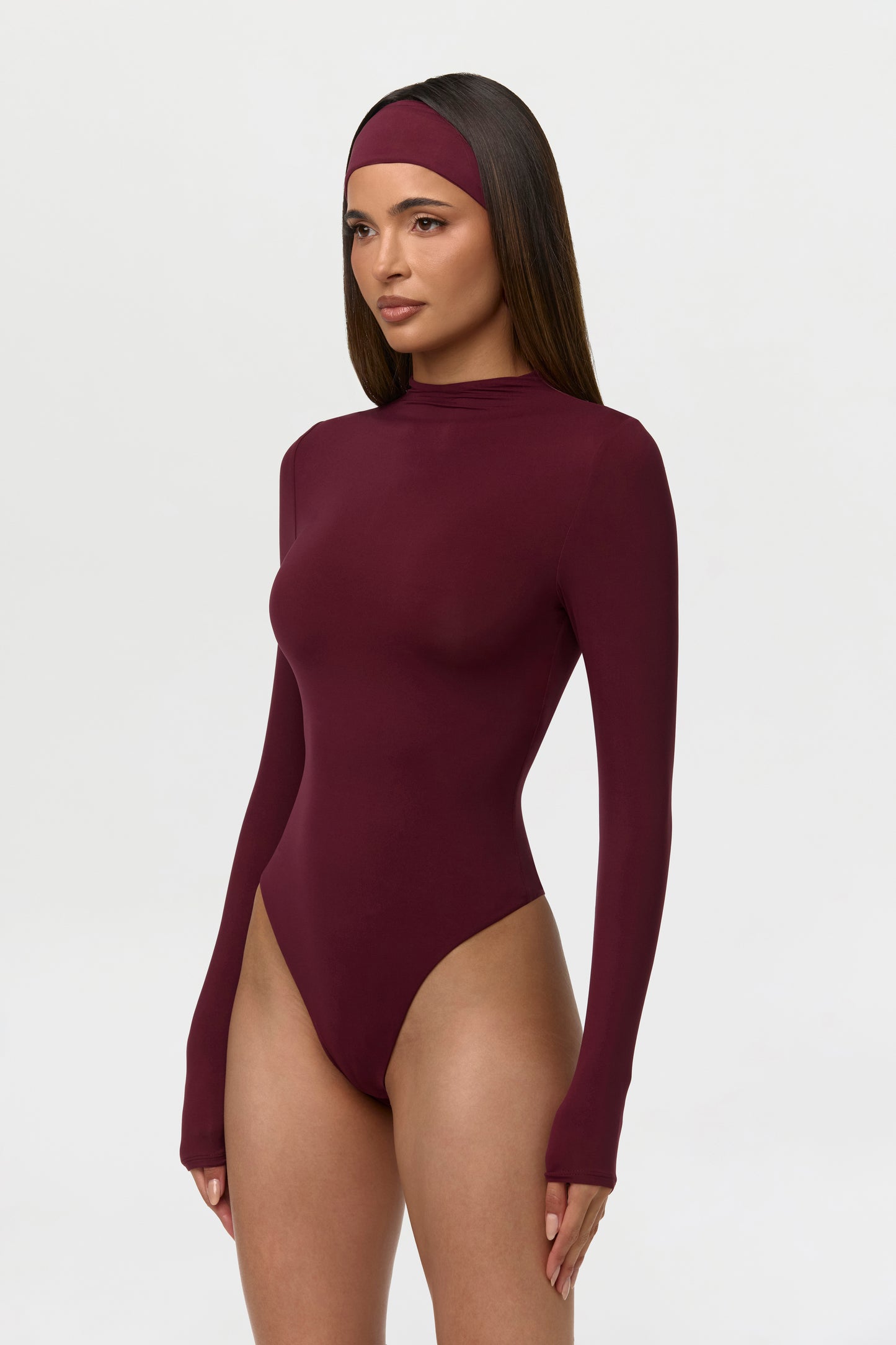 Naked Mock Neck Bodysuit
