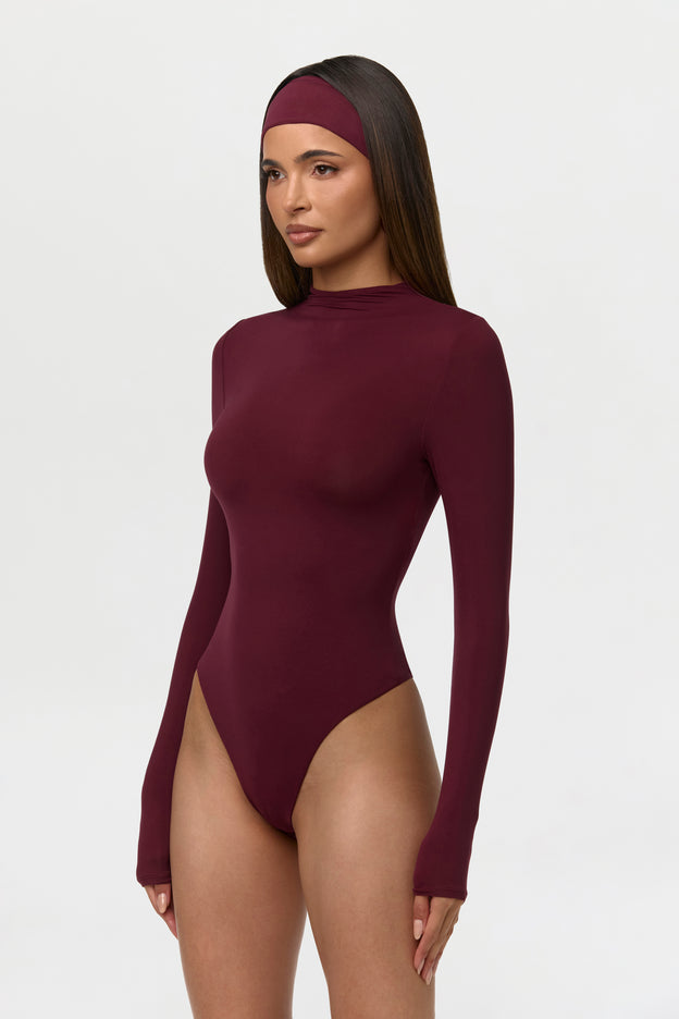 Naked Mock Neck Bodysuit