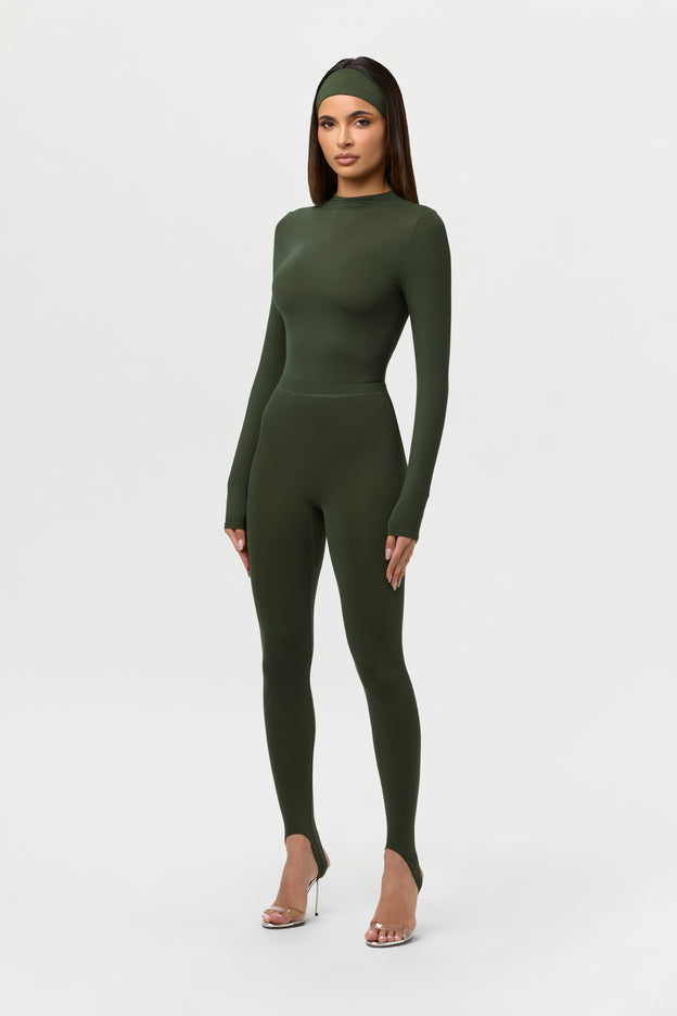 Naked Mock Neck Bodysuit