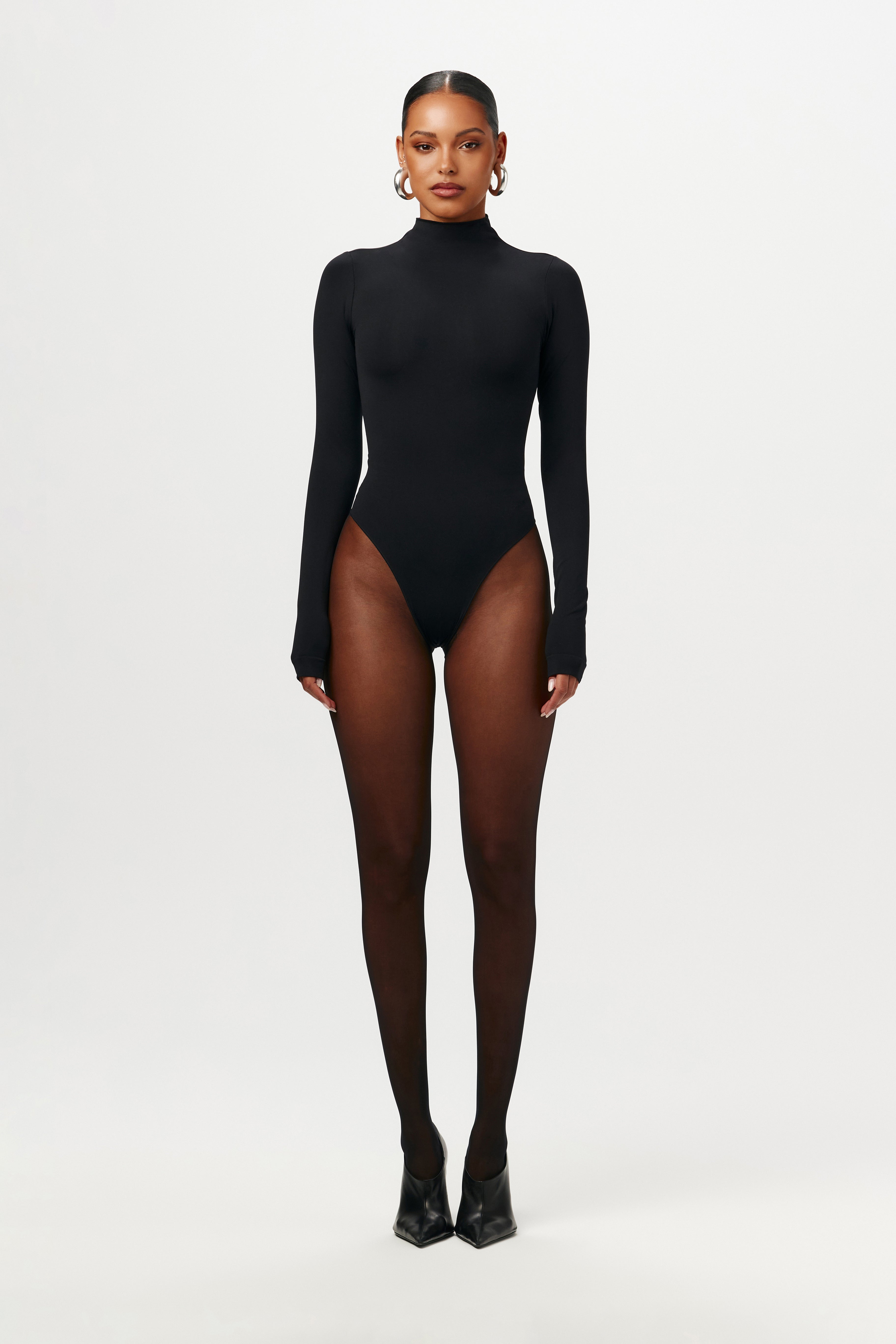 Seamless Mock Neck Bodysuit