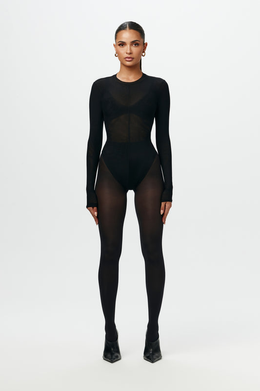 Buy Naked Wardrobe Side Slit Leggings - Black At 40% Off