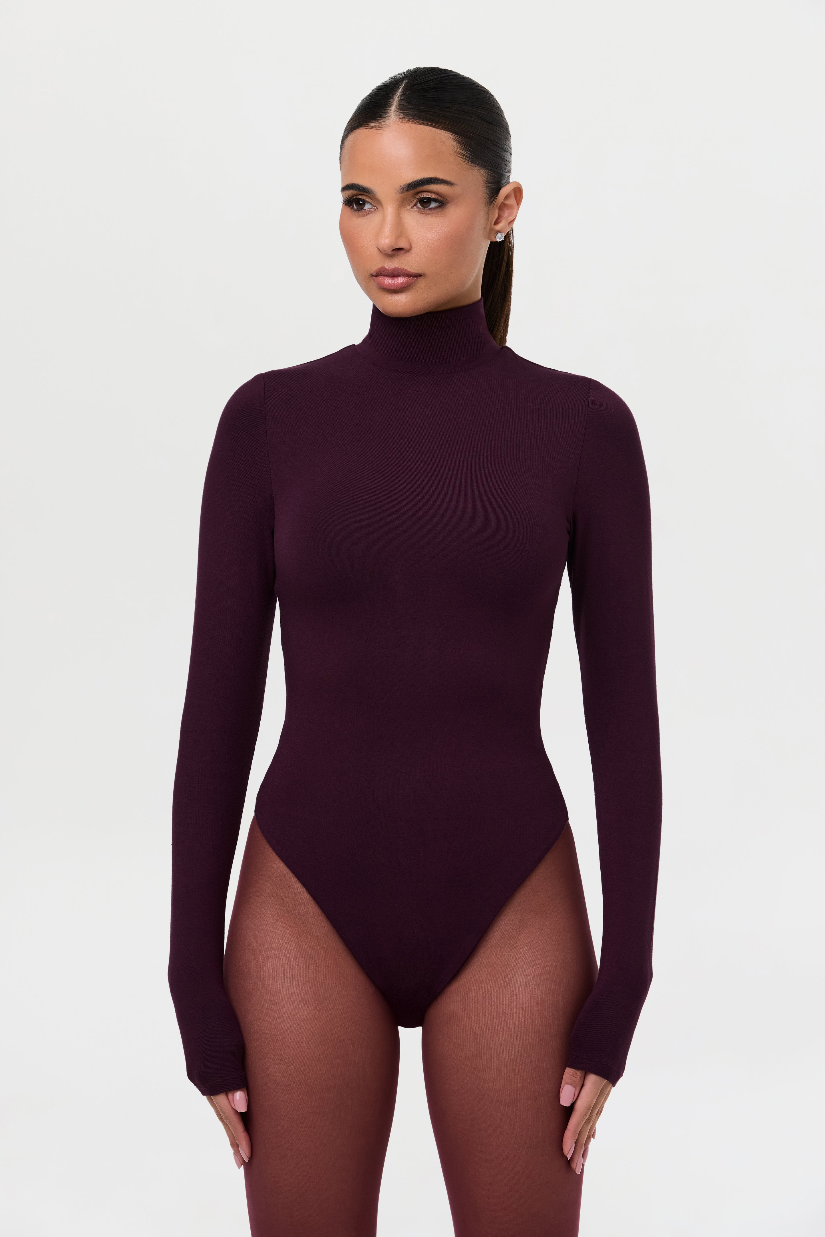 Butter Turtleneck Contour Bodysuit – Naked Wardrobe