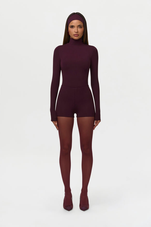 Butter Turtleneck Contour Bodysuit