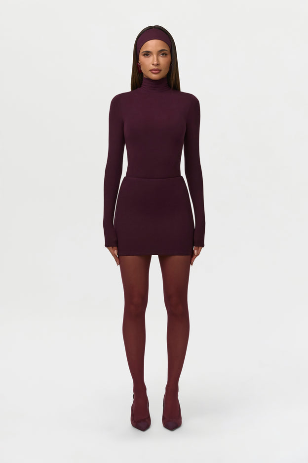 Butter Contour Mini Skirt