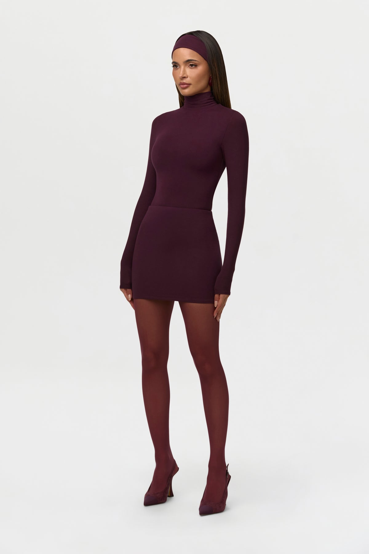 Butter Contour Mini Skirt